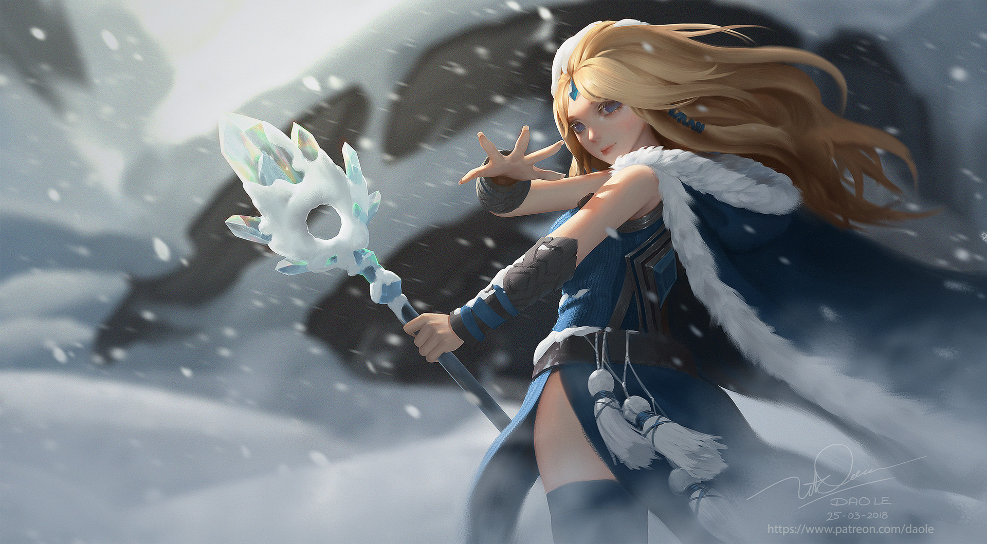 Dota 2 Crystal Maiden DOTA2 Magic Dao Le Trong 1920x1059