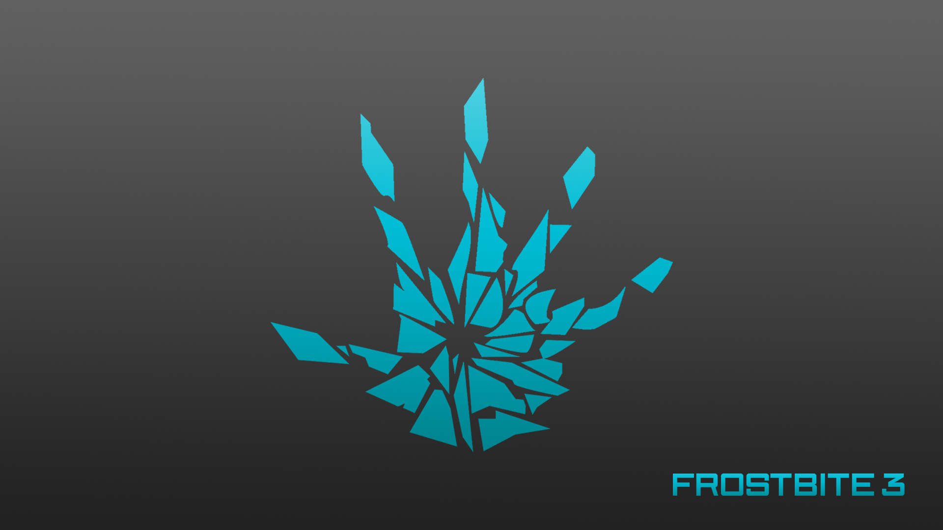 Video Games Electronic Arts Simple Background Cyan 1920x1080