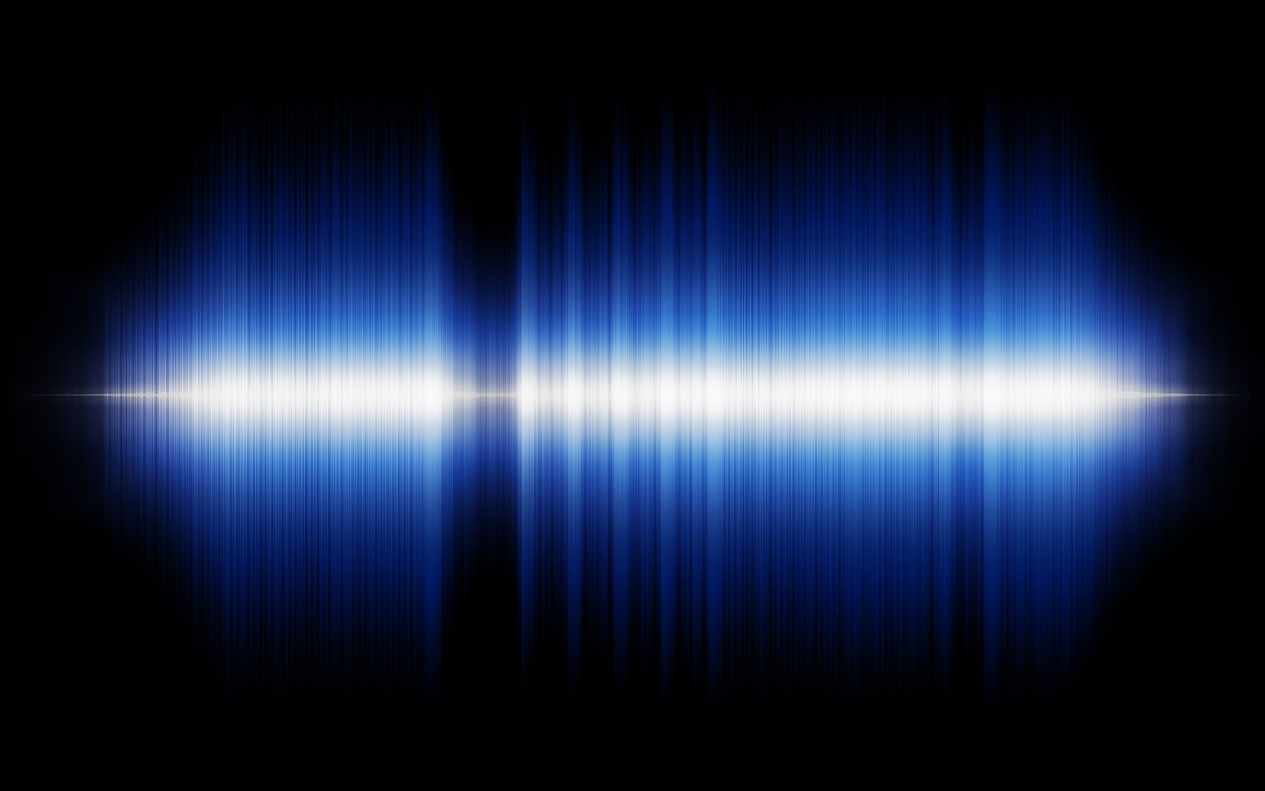 Sound Lines Blue Digital Art 2560x1600