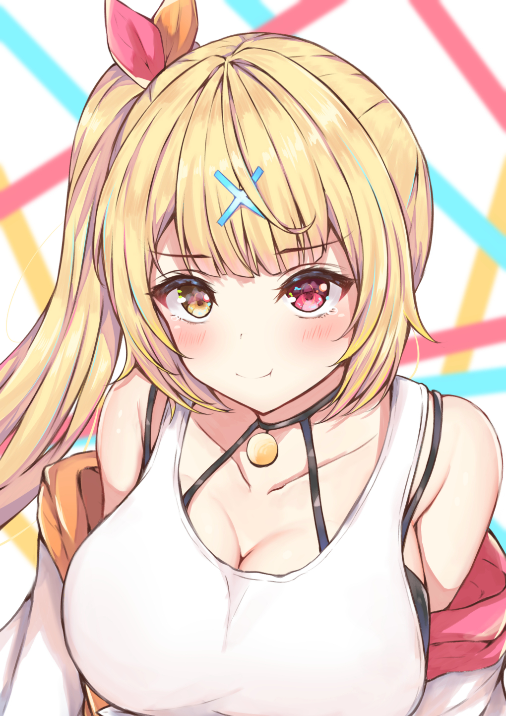 Anime Anime Girls Blonde Nijisanji Virtual Youtuber Hoshikawa Sara 1020x1443