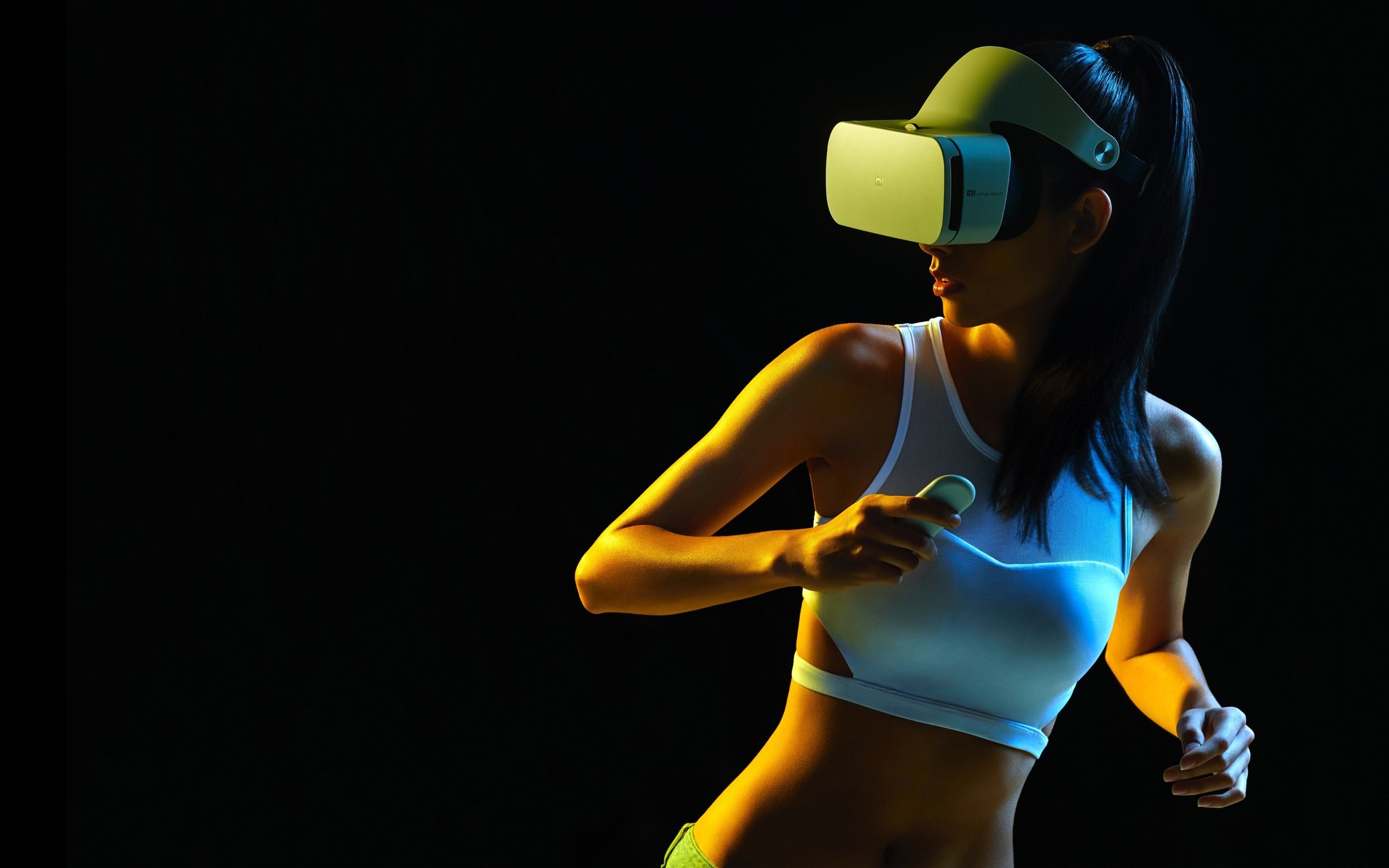 Women Virtual Reality Xiaomi Portal Game 2880x1800