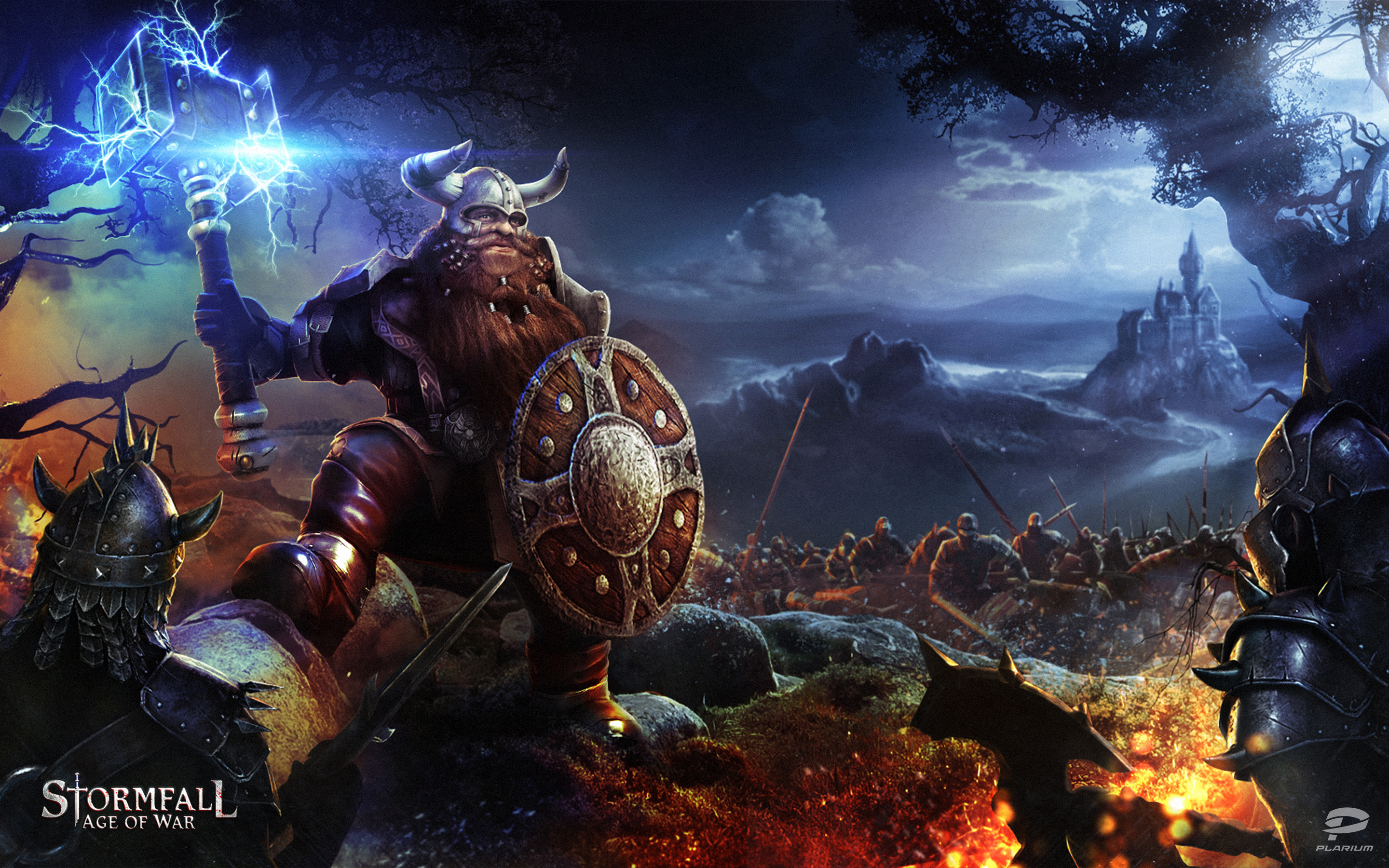 Stormfall Age Of War Battle Warrior Dwarf 2880x1800