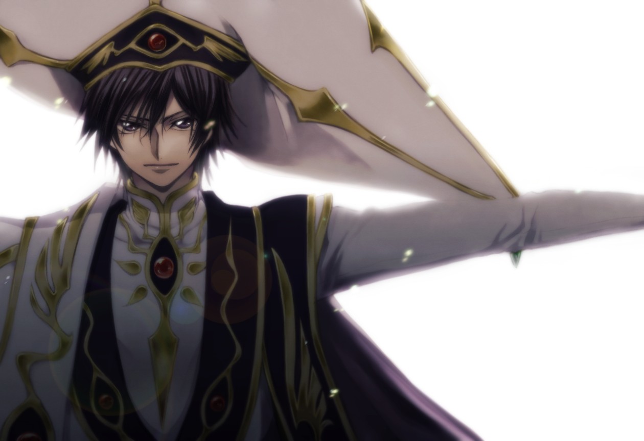 Code Geass Lamperouge Lelouch White Background Toga 1260x864