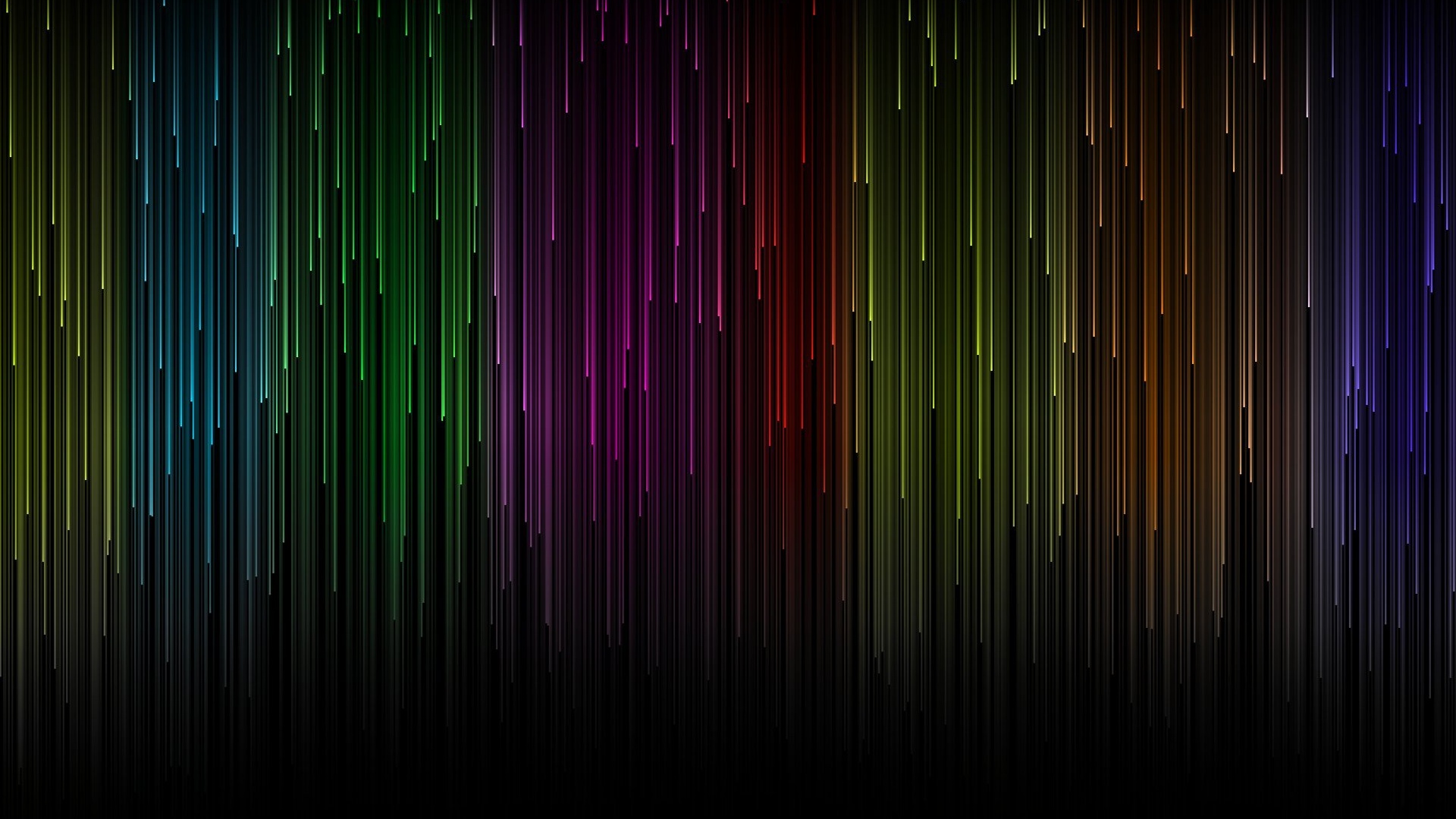 Abstract Lines Colorful Matrix 1920x1080