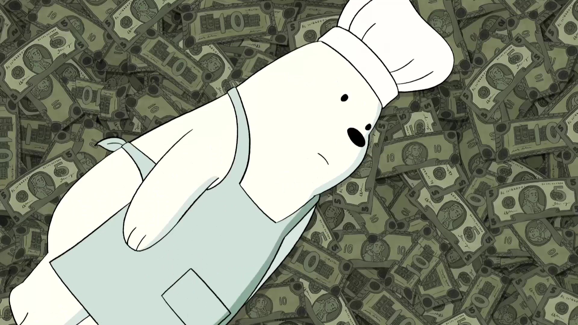 WeBareBears Capture Cartoon Bears Money 1920x1080