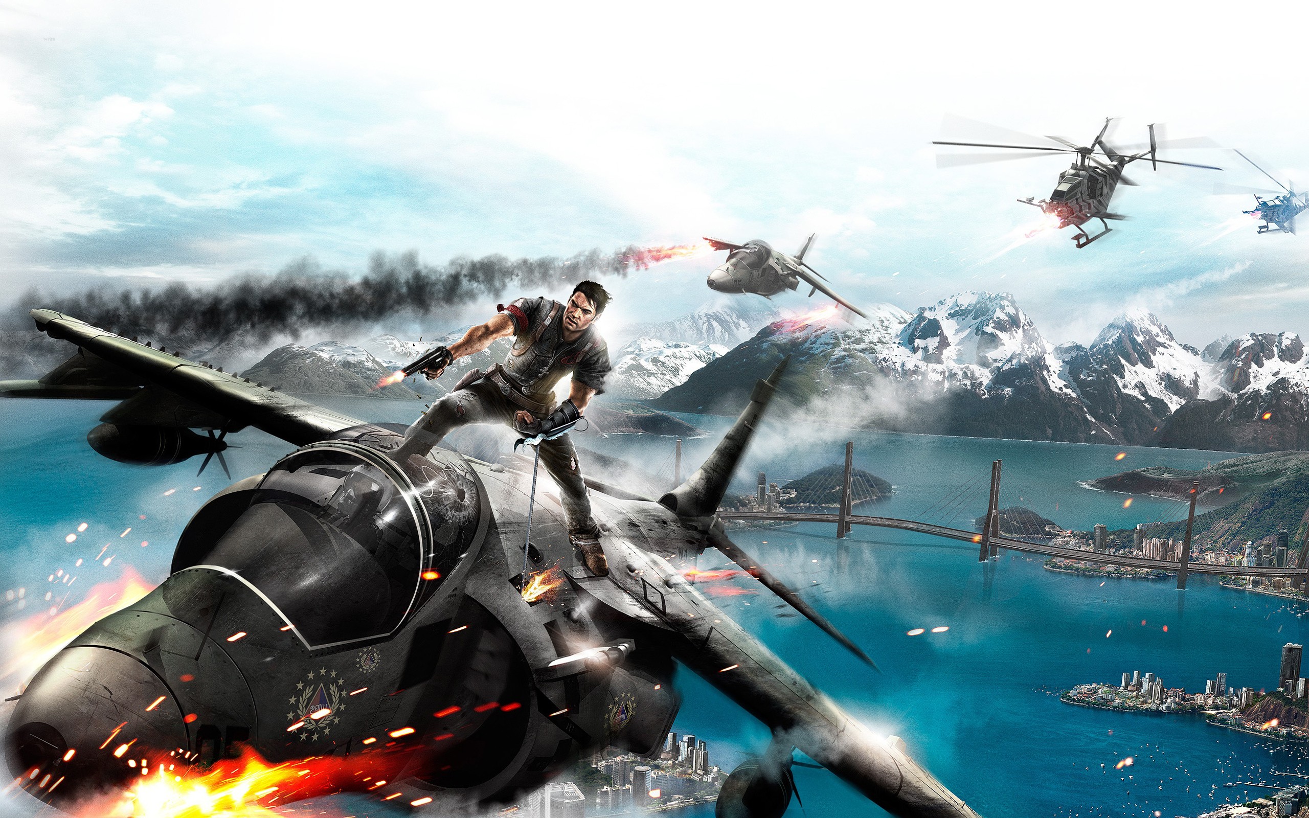 Just Cause 2 Video Games Video Game Art 2560x1600