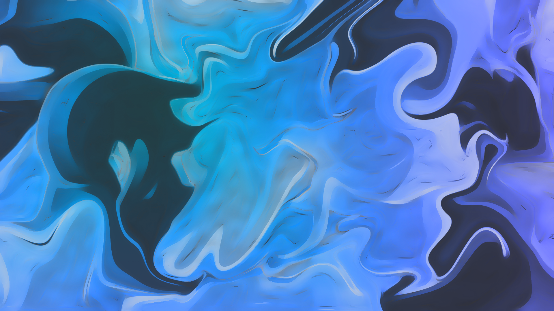 Abstract Polar Night Shapes Blue Purple 1920x1080