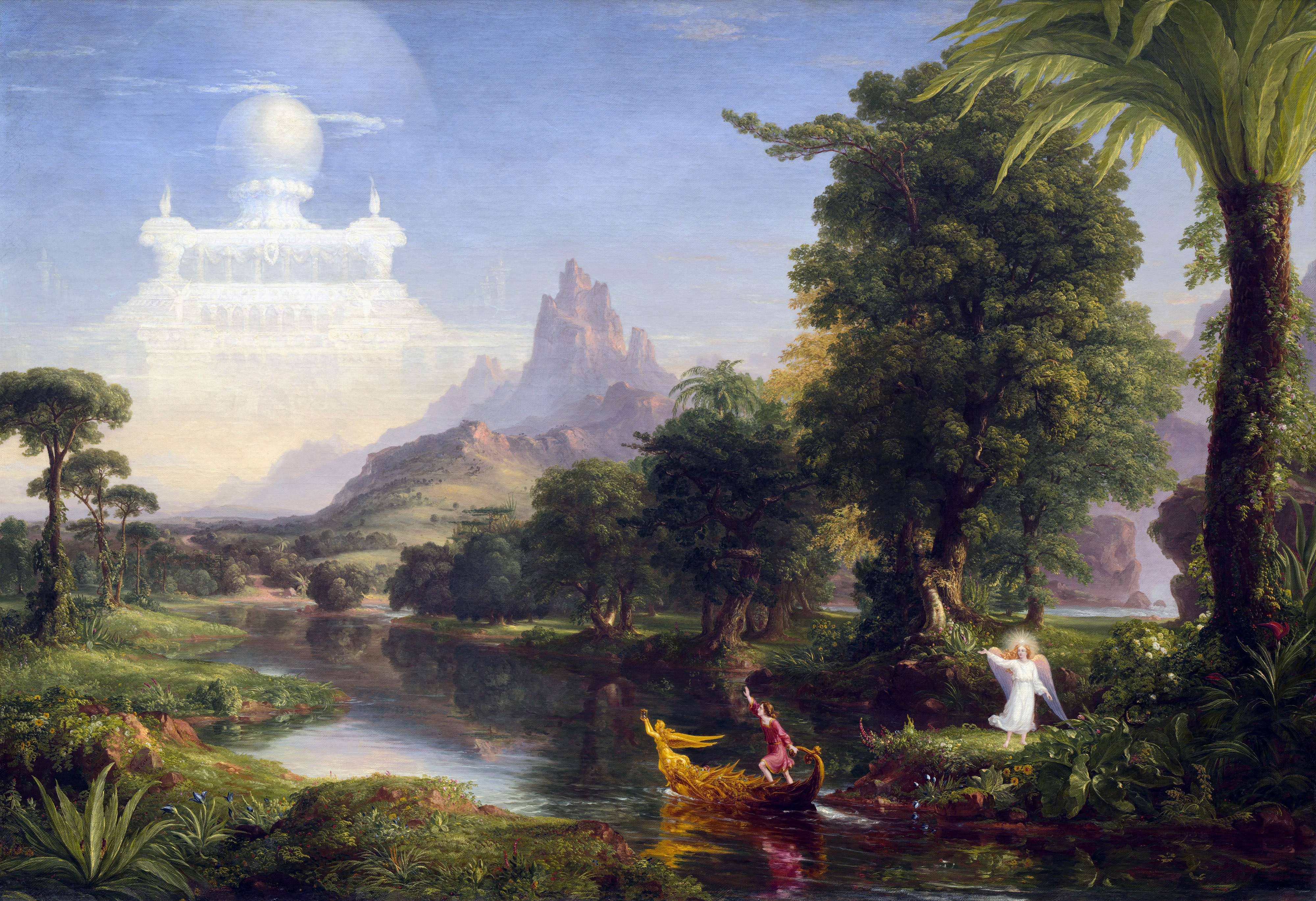 Thomas Cole The Voyage Of Life Painting Classic Art The Voyage Of Life Youth 4000x2739