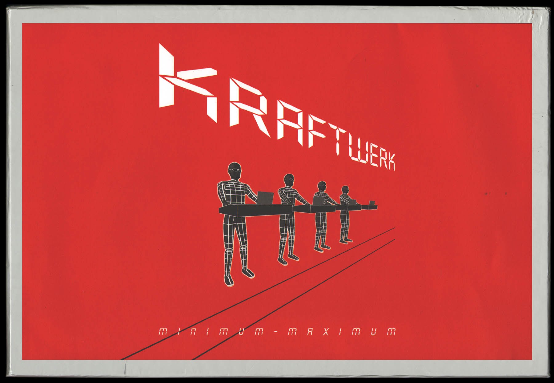 Kraftwerk Synthpop Music Red Background 1800x1246