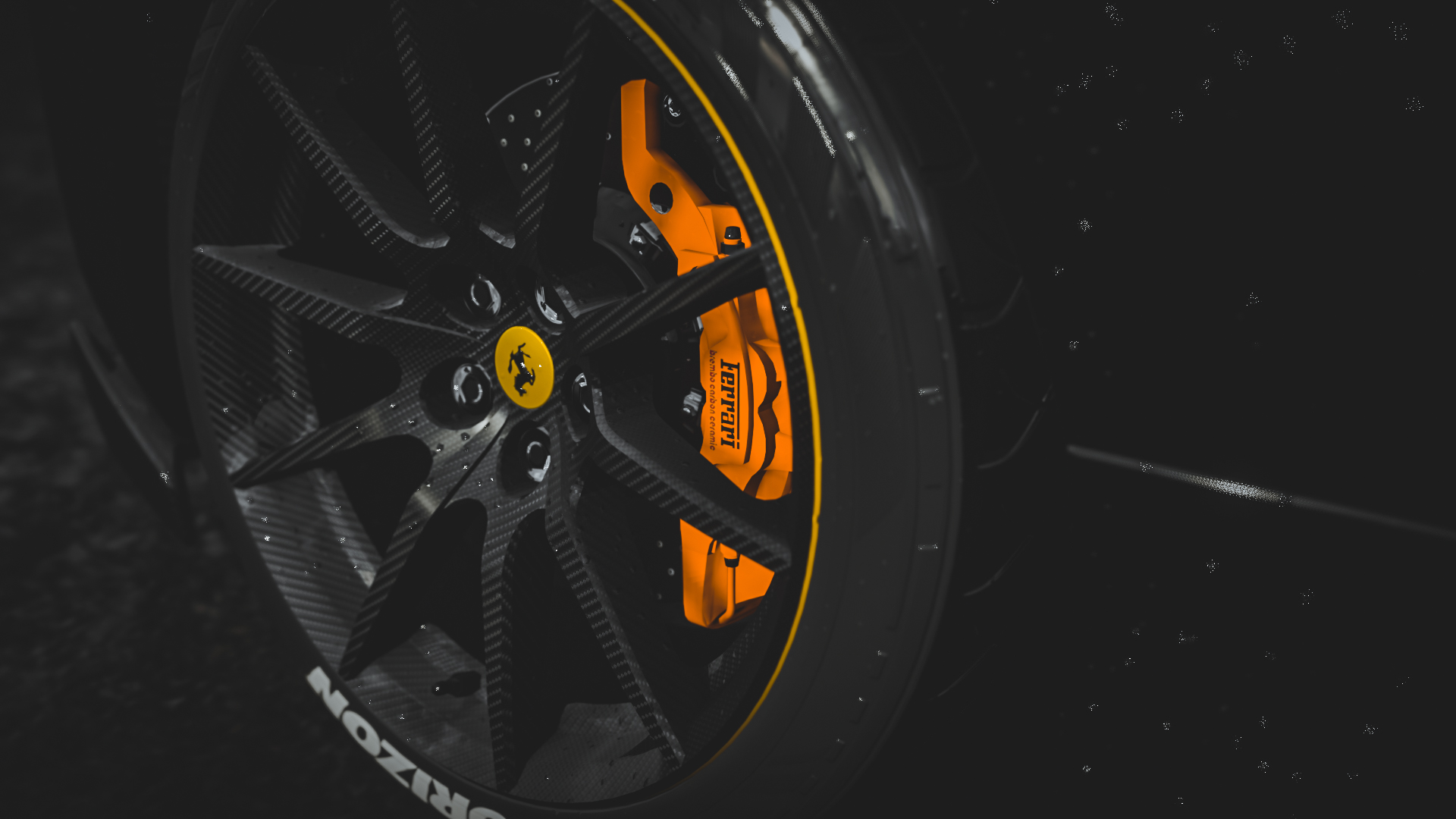 Ferrari Ferrari 488 Pista Forza Horizon 4 Car Brembo Carbon Fiber 1920x1080