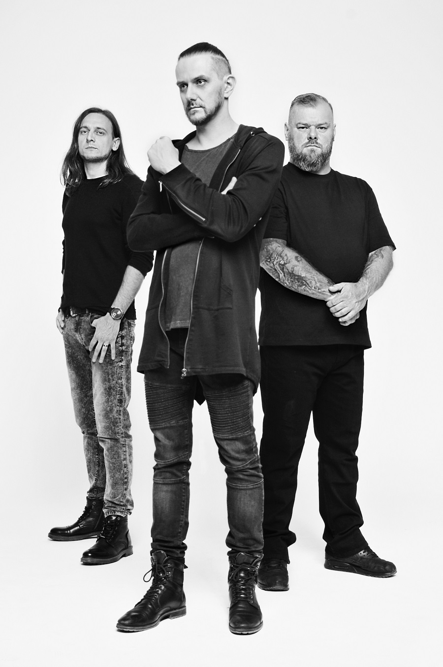 Music Band Polish Men Monochrome Standing Simple Background Progressive Rock Progressive Metal Rock  900x1355