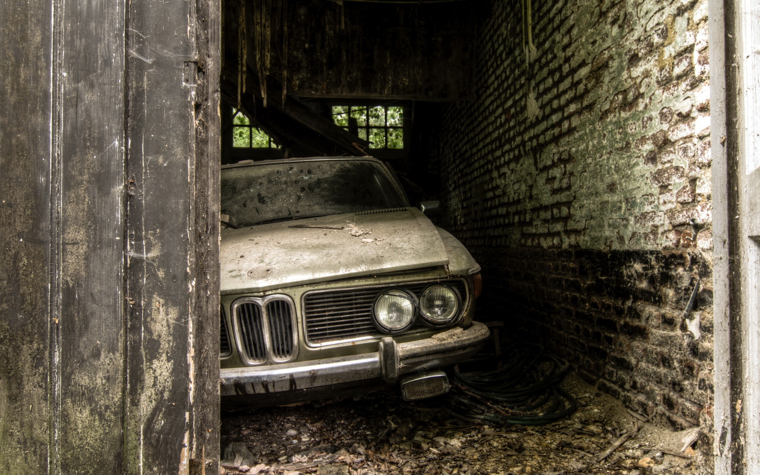 BMW Car Vehicle BMW E9 Frontal View Wreck 2560x1600