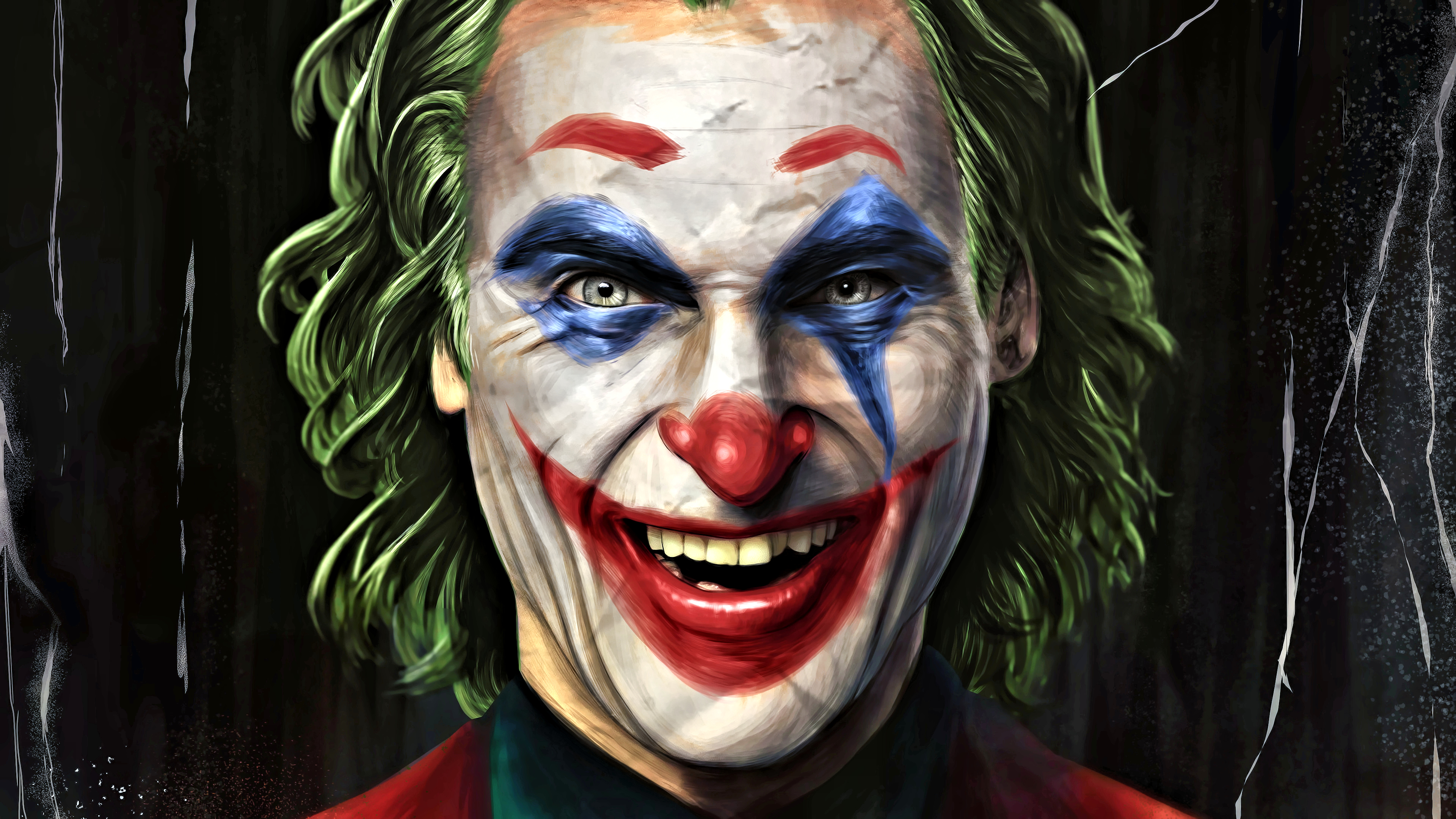 Joker 2019 Movie Gotham City Paint Brushes DC Comics Joker Batman DC Universe Clown Villain Super Vi 3840x2160