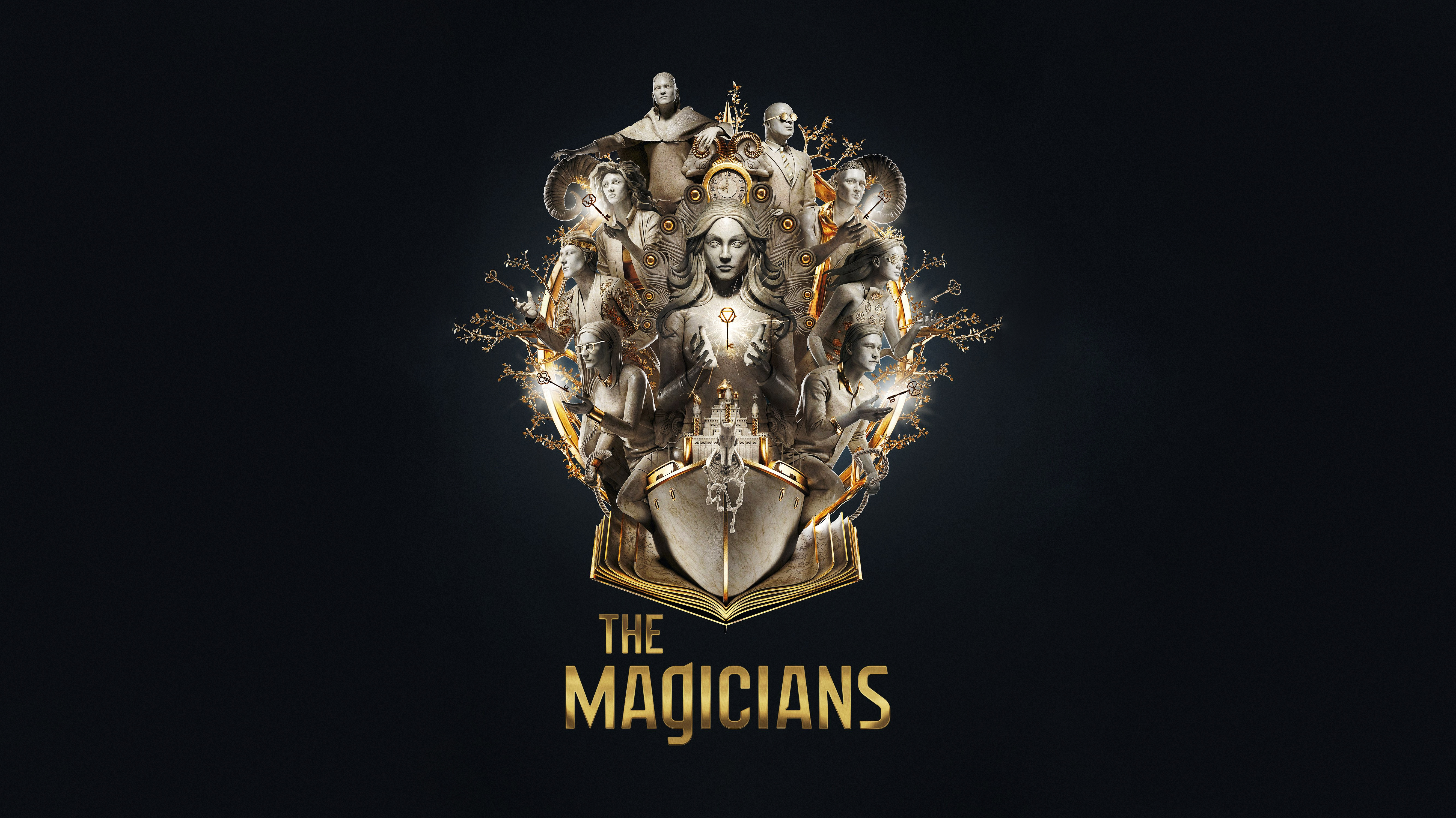 The Magicians Simple Background Black Background 5334x3000