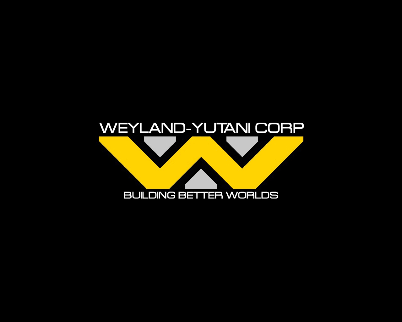 Science Fiction Logo Weyland Yutani Corporation 1280x1024