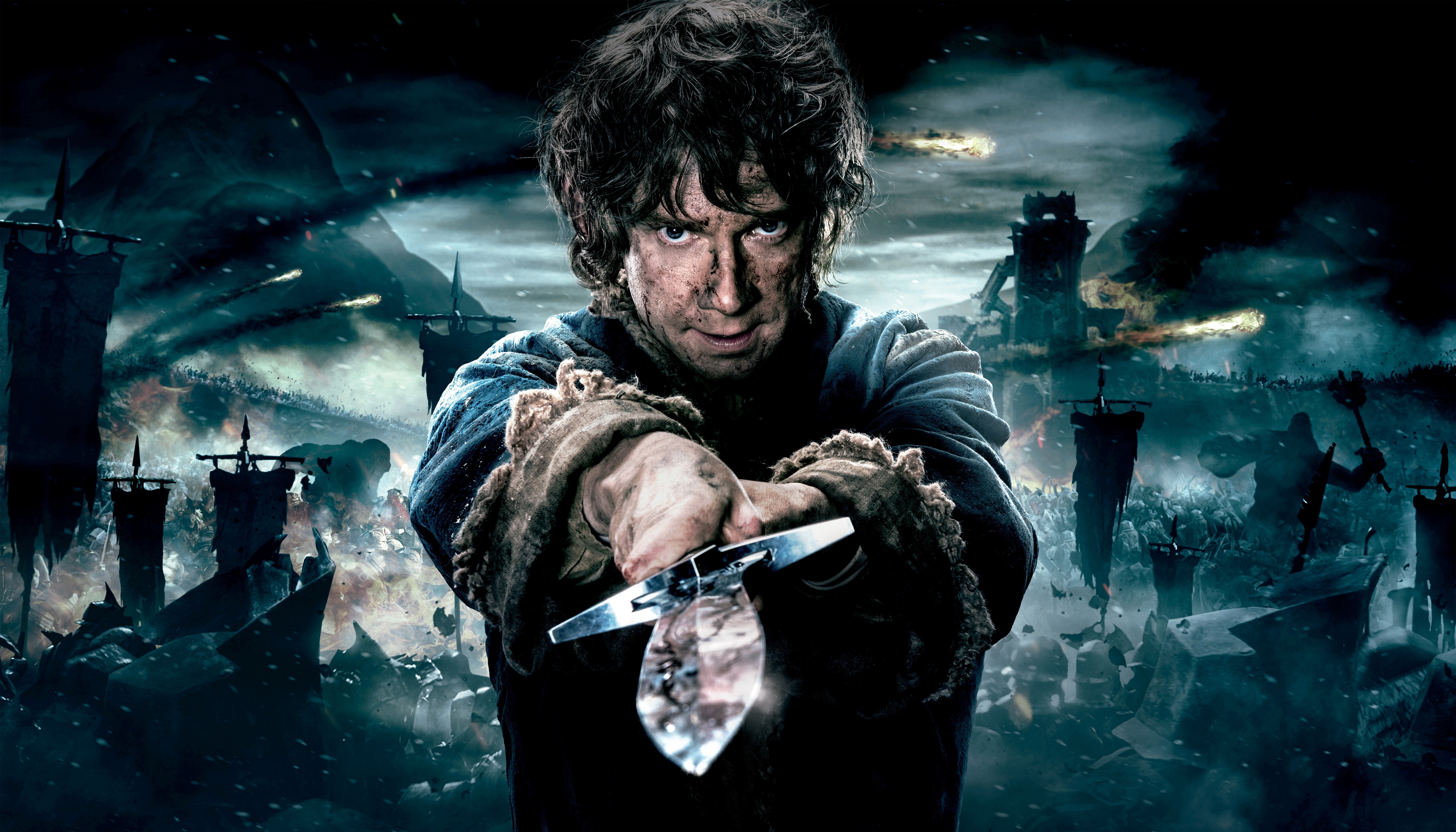 Movies Bilbo Baggins Martin Freeman The Hobbit The Battle Of The Five Armies The Hobbit 7000x4000