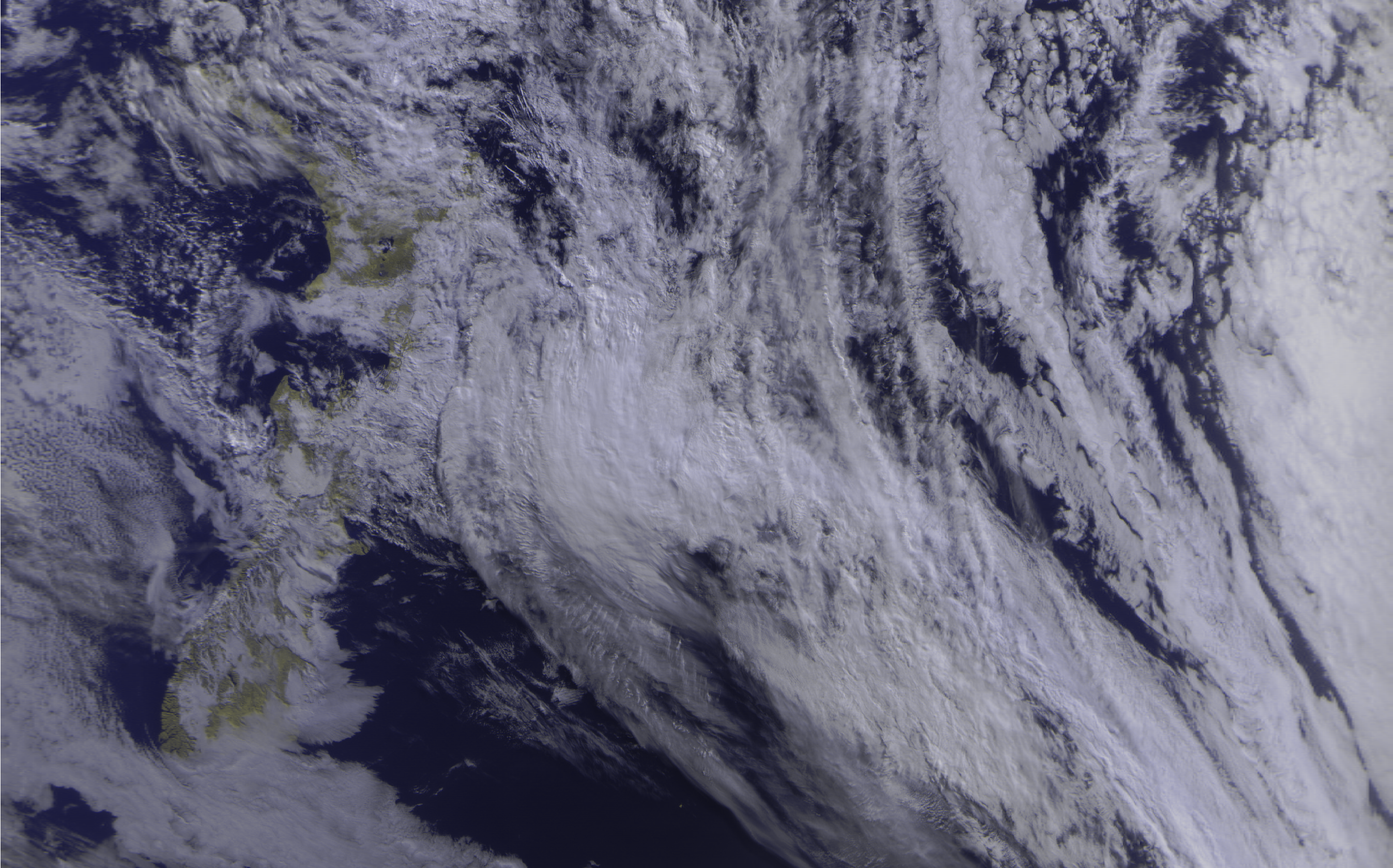 New Zealand Space Meteor M N2 Clouds Satellite Imagery 2695x1680