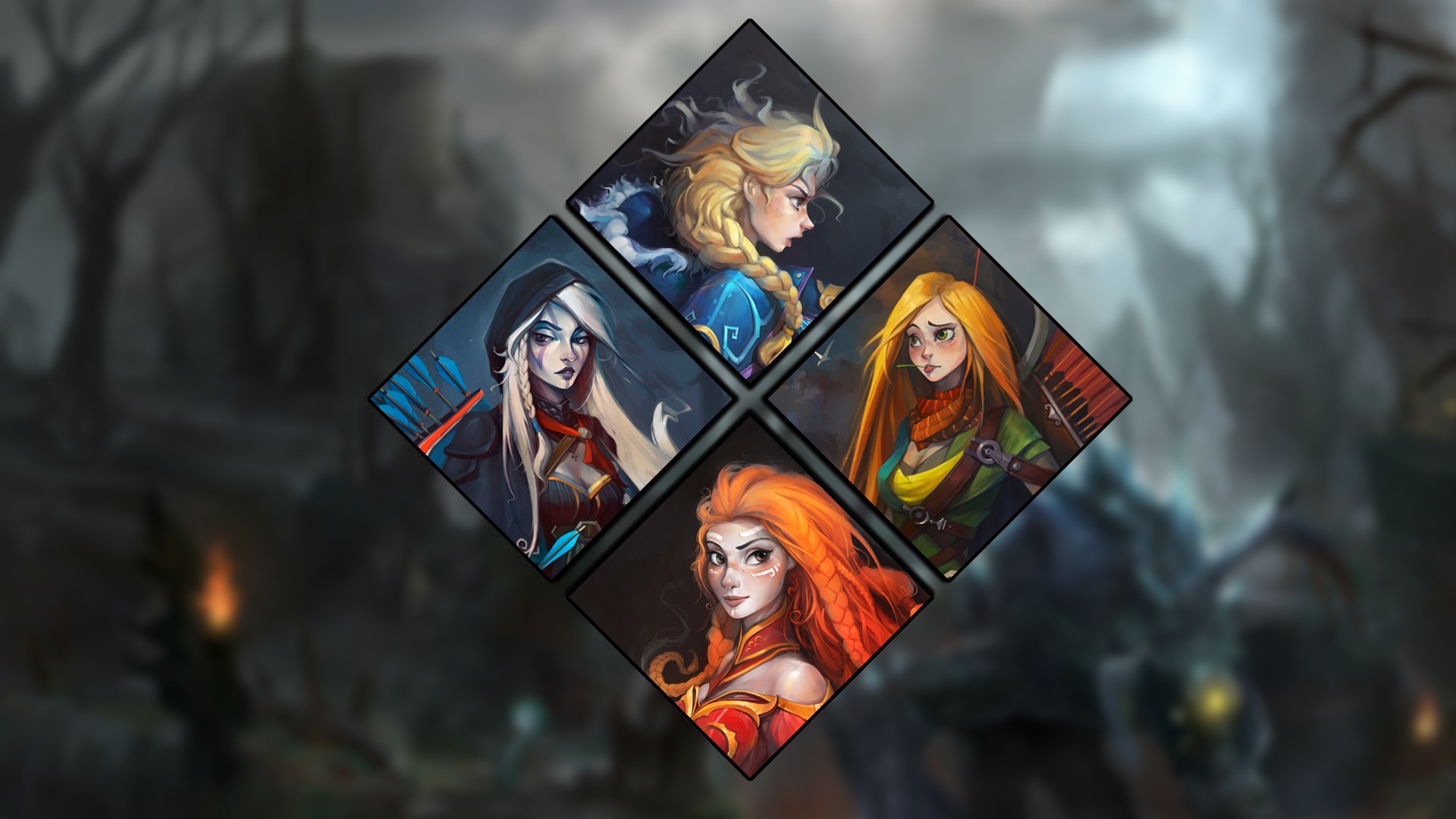 Dota 2 Lina Windranger 1920x1080