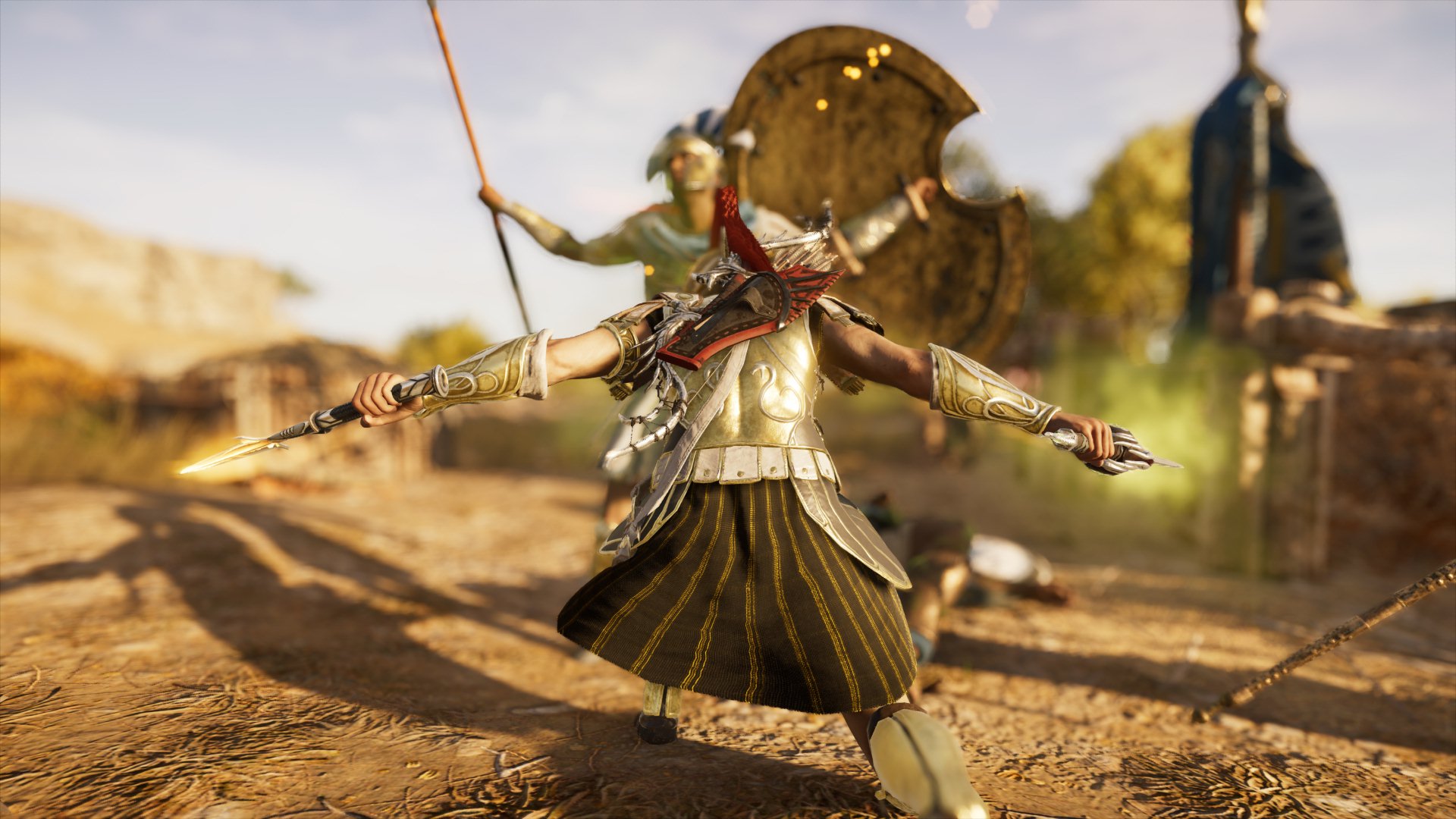 Assassins Creed Video Games Spartan Buck Screen Shot 1920x1080