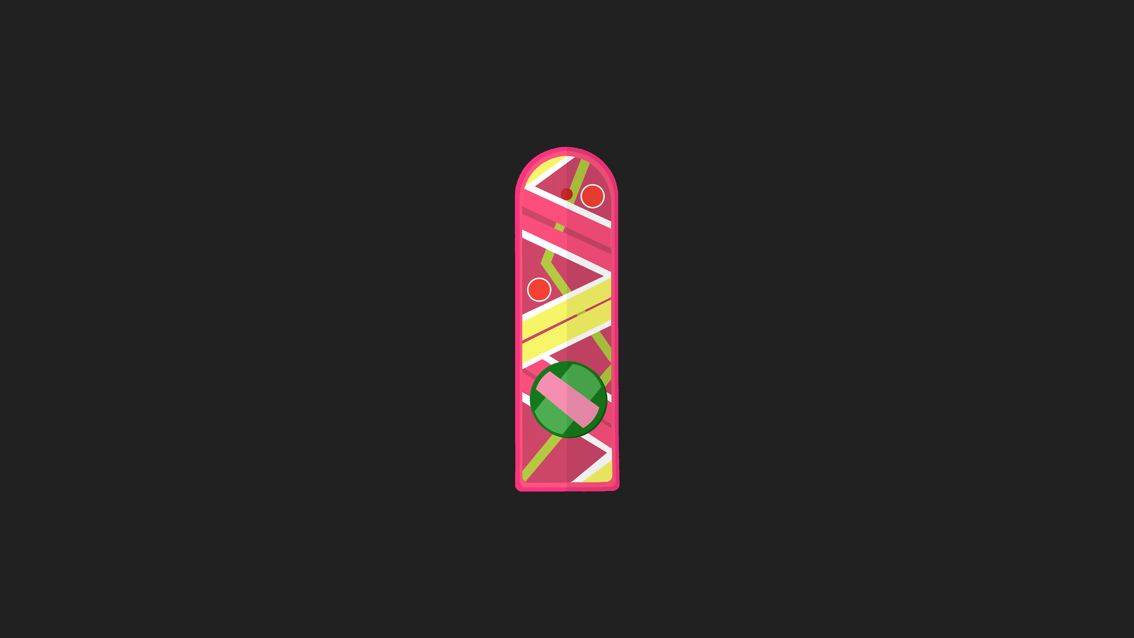 Back To The Future Hoverboard Minimalism Movies 3840x2160