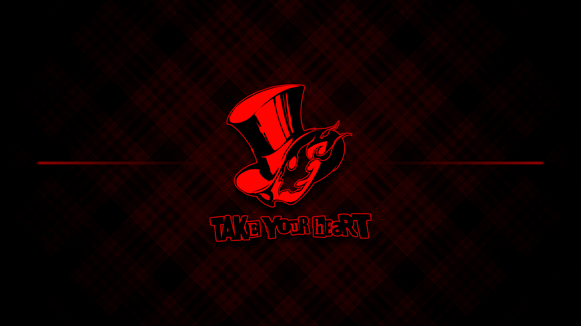 Persona 5 Persona 5 Red Abstract Phantom Thieves Persona Series Atlus 1920x1080