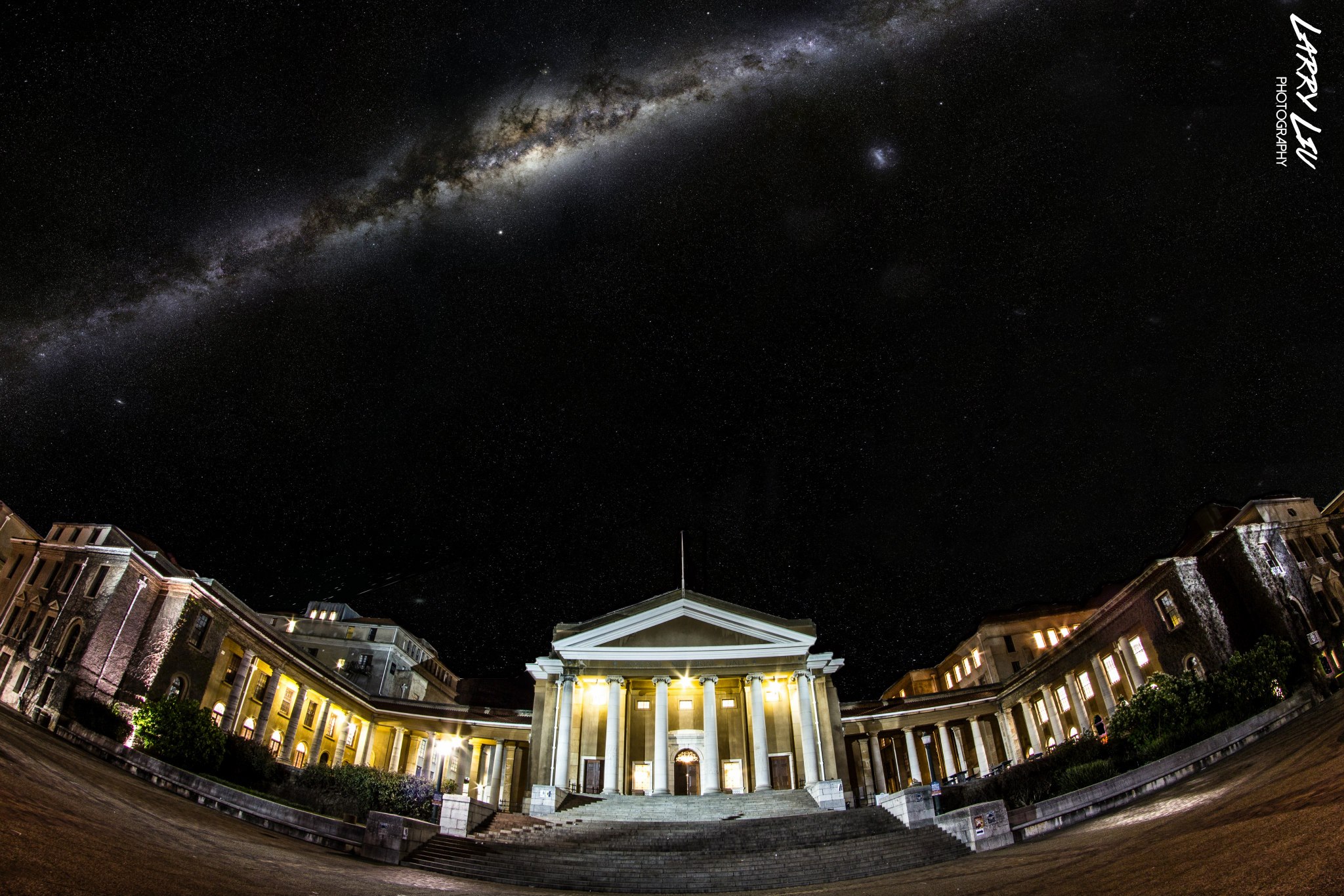 Cape Town South Africa Fisheye Lens Milky Way Night 2048x1366