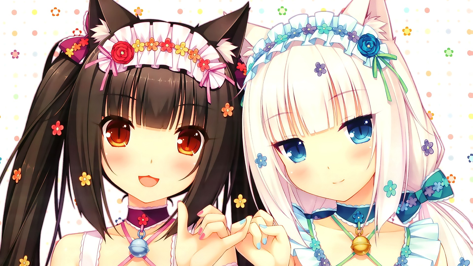 Anime Anime Girls Cat Girl Neko Para Chocolat Neko Para Vanilla Neko Para Animal Ears 1920x1080