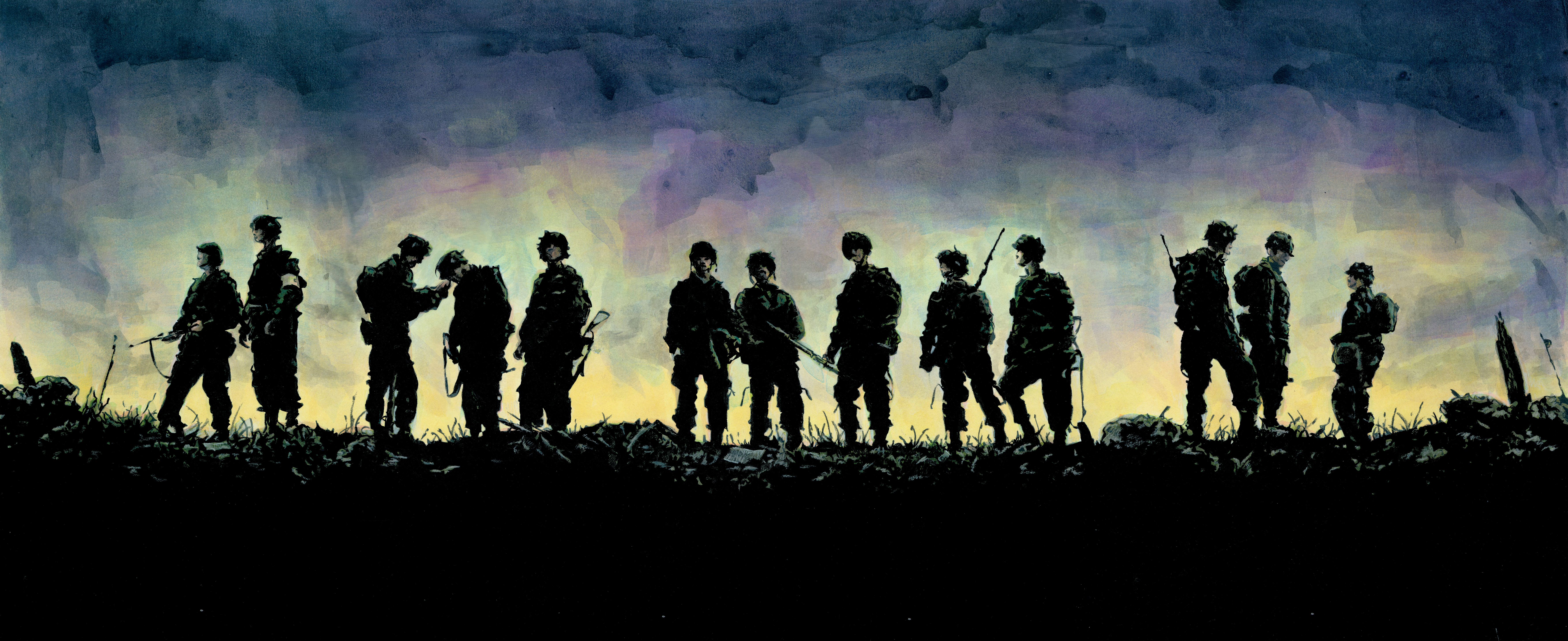 Band Of Brothers 7108x2908