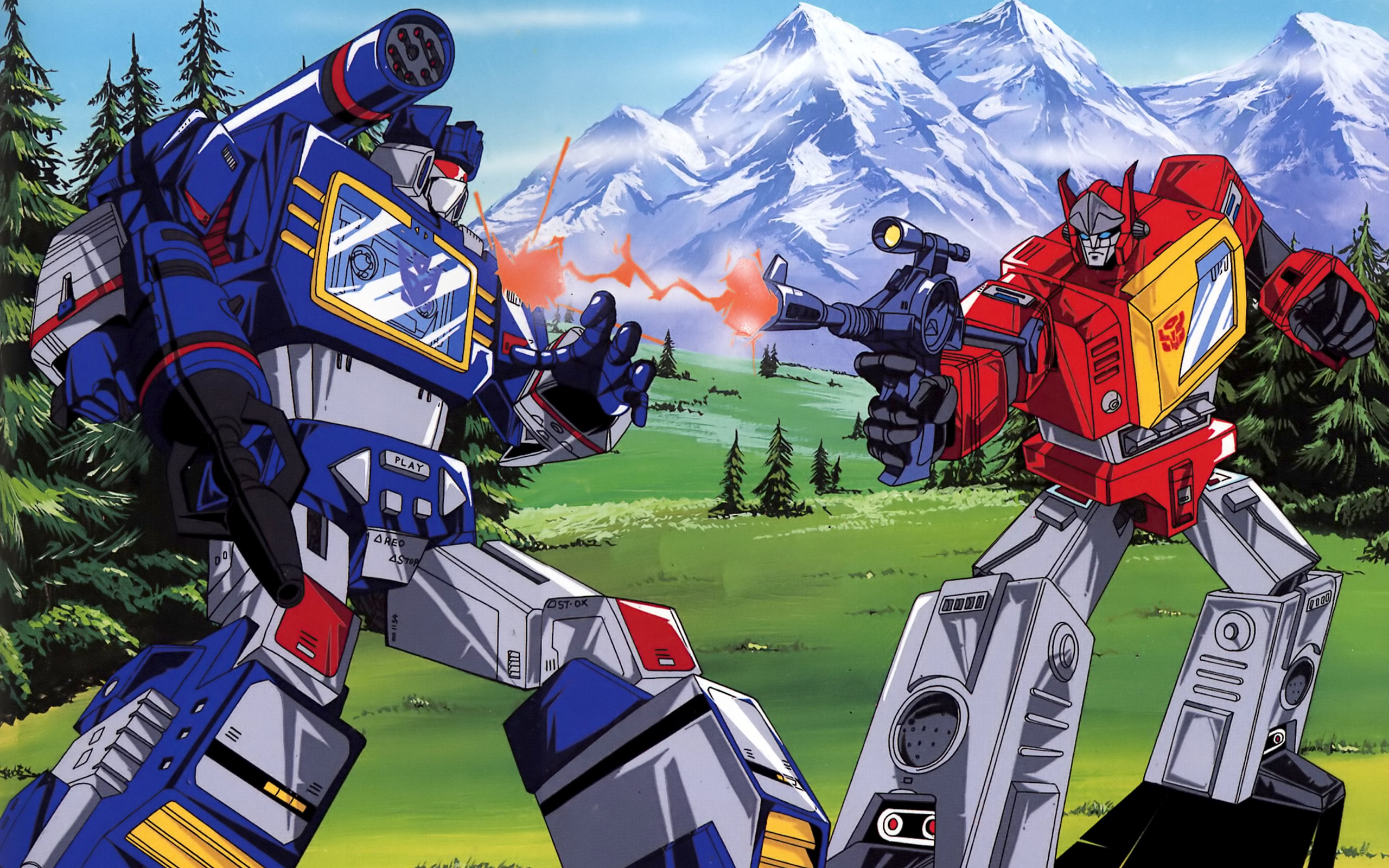 Transformers G1 TV Robot Cartoon 2560x1600