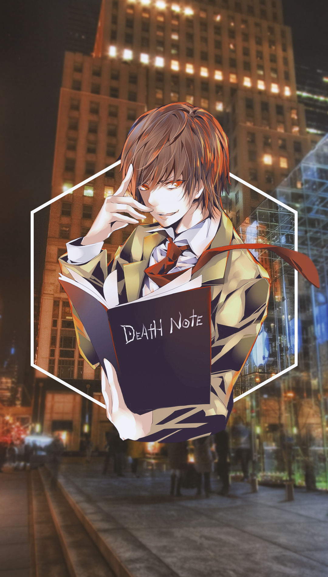 Anime Picture In Picture Death Note Yagami Light 1080x1902
