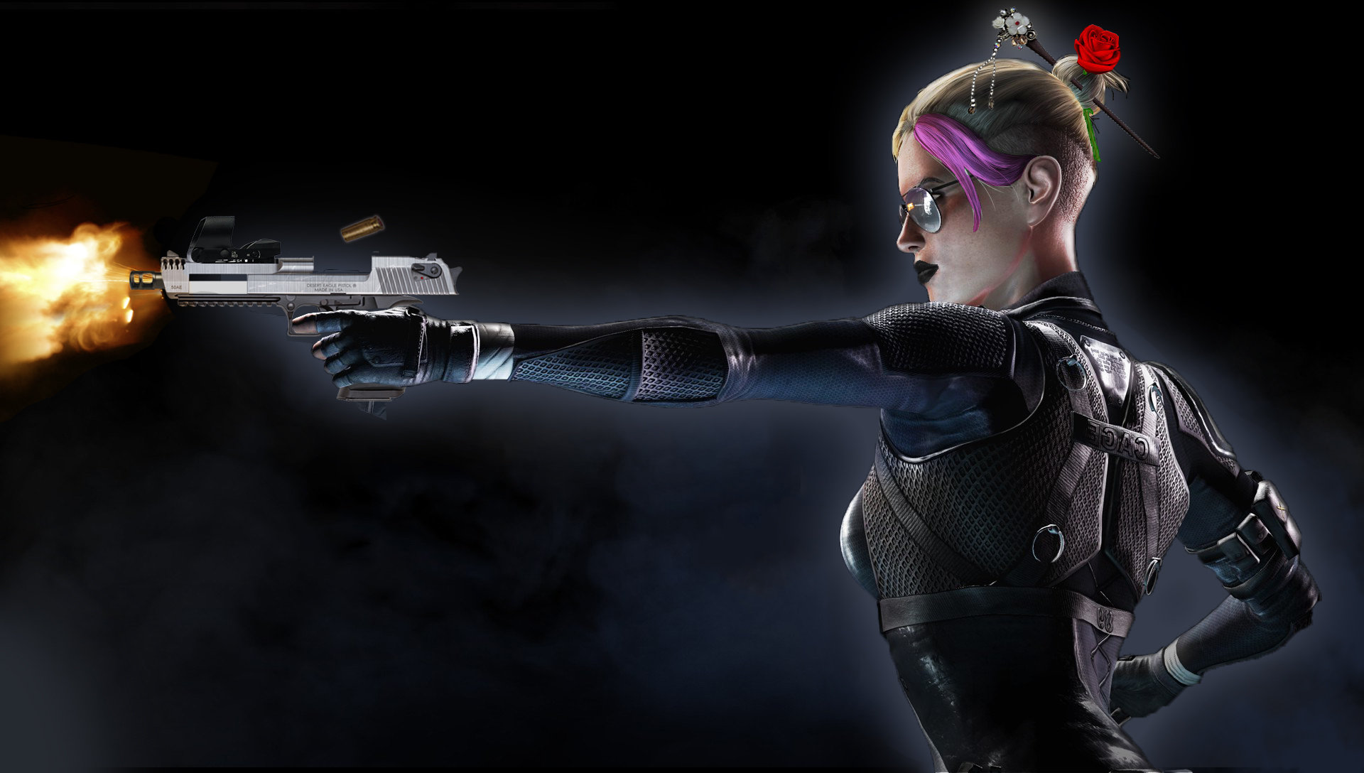 Cassie Cage Weapon Women Mortal Kombat Video Game Characters 1920x1088