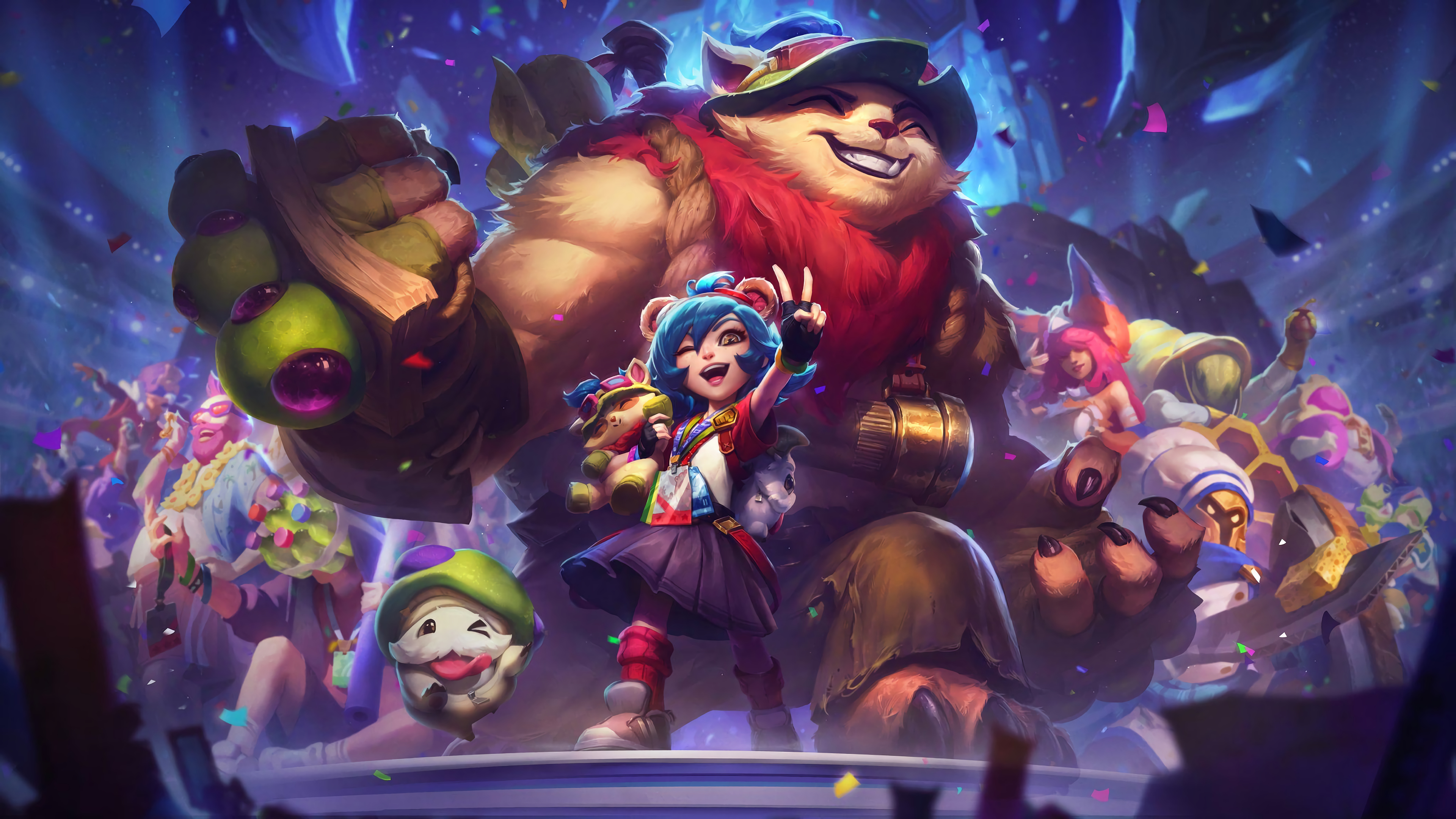 Annie Annie League Of Legends League Of Legends Riot Games Tibbers Skin 3840x2160