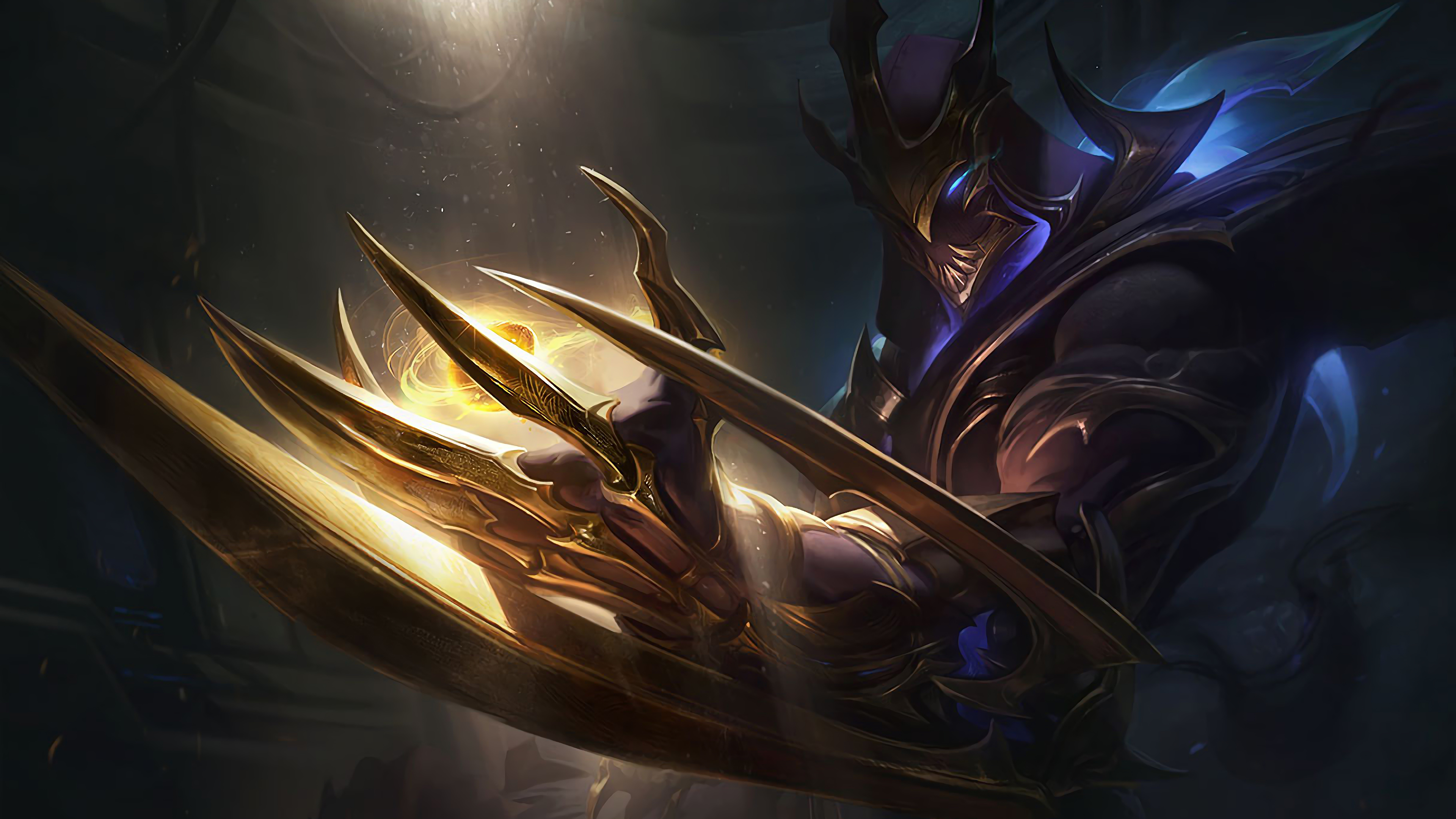 League Of Legends Zed League Of Legends Galaxy Demon Zed Skin Video Games 3840x2160