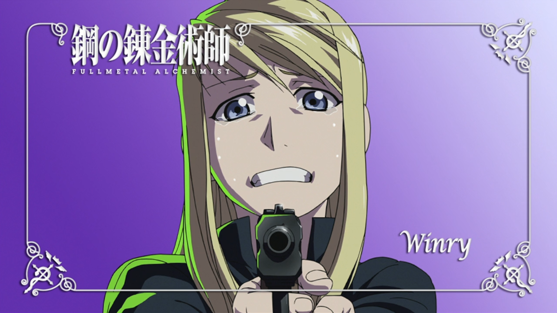 Fullmetal Alchemist Brotherhood Rockbell Winry Gun Anime Girls Anime 1920x1080