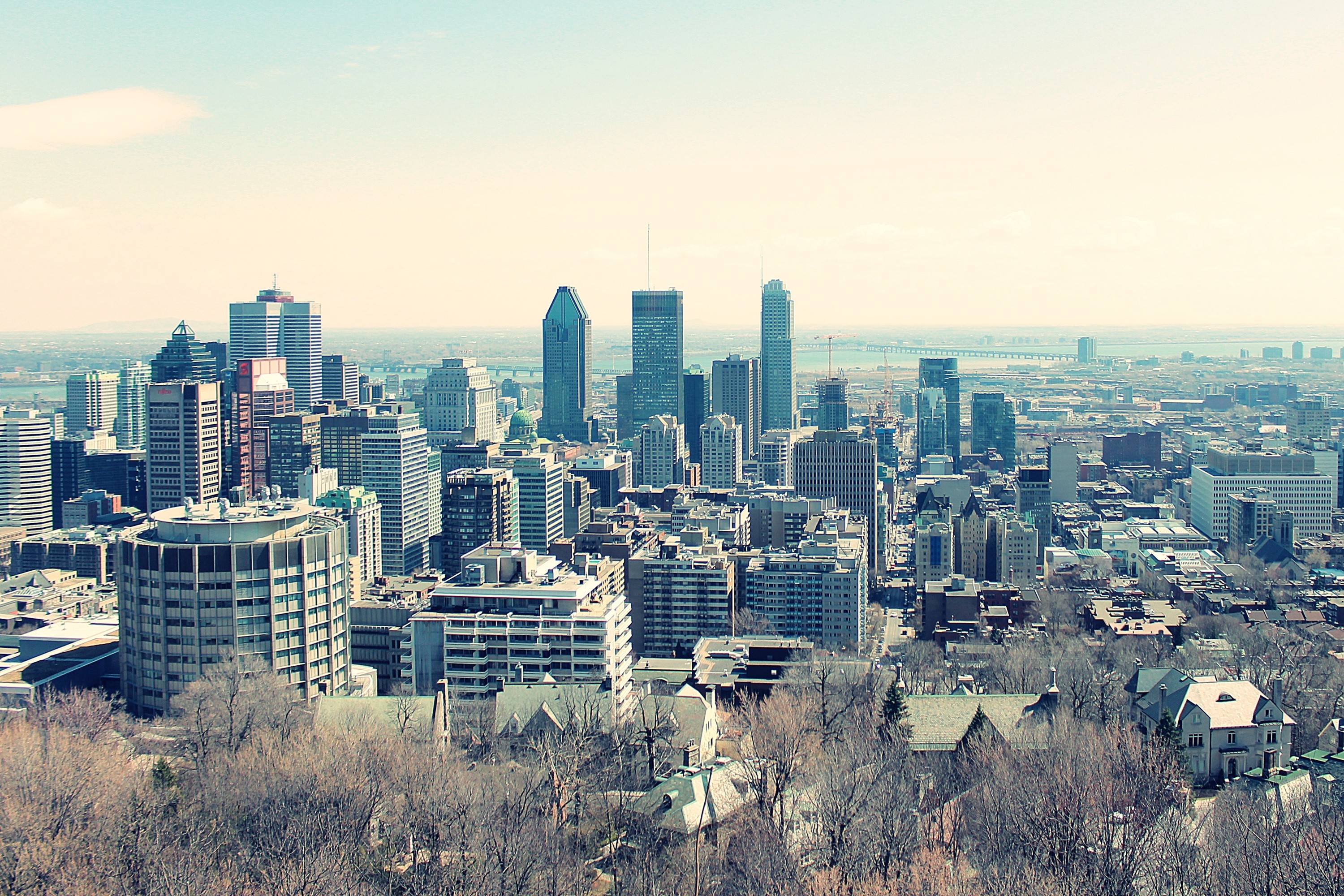 City Montreal Cityscape 3000x2000