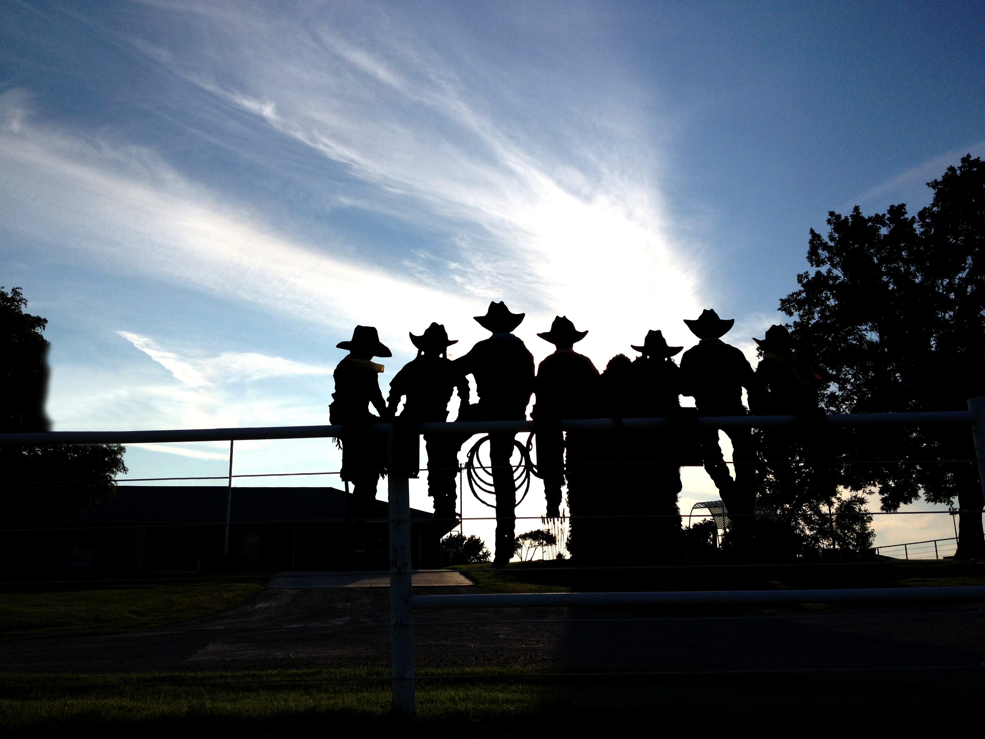 Silhouette Cowboy Cowgirl Sport Rodeo 3264x2448