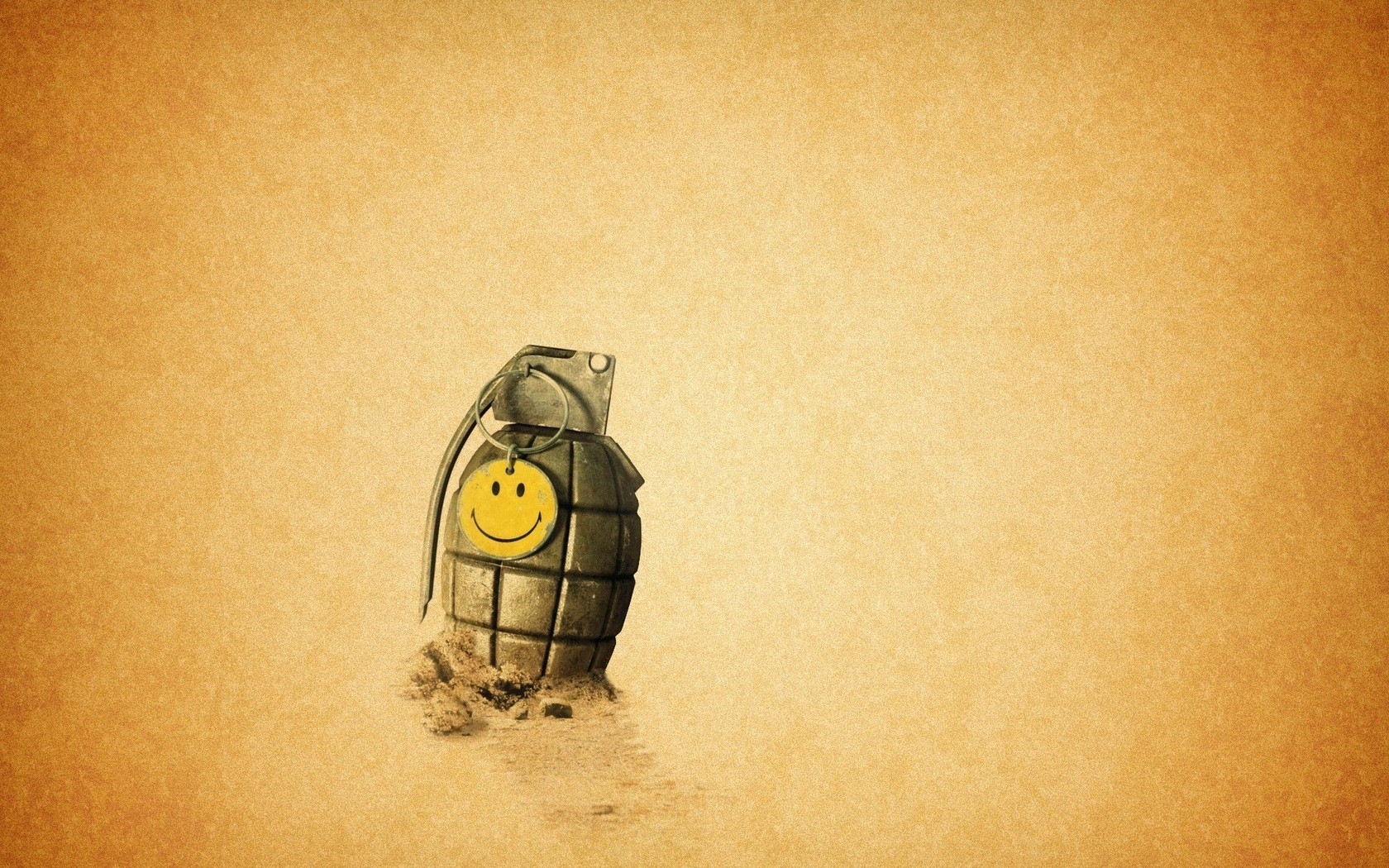 Grenades Emoticons Simple Background Smiling 1680x1050