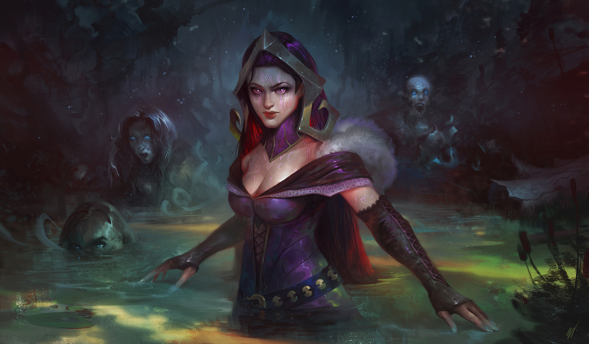 Magic Warrior Fantasy Art Liliana Vess 1920x1120