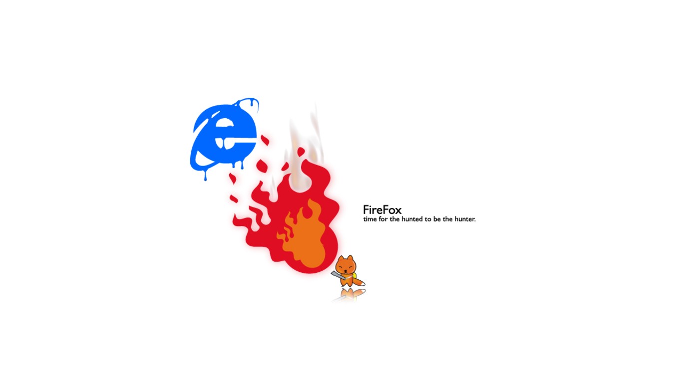 Mozilla Firefox Internet Explorer Simple Background 1366x768
