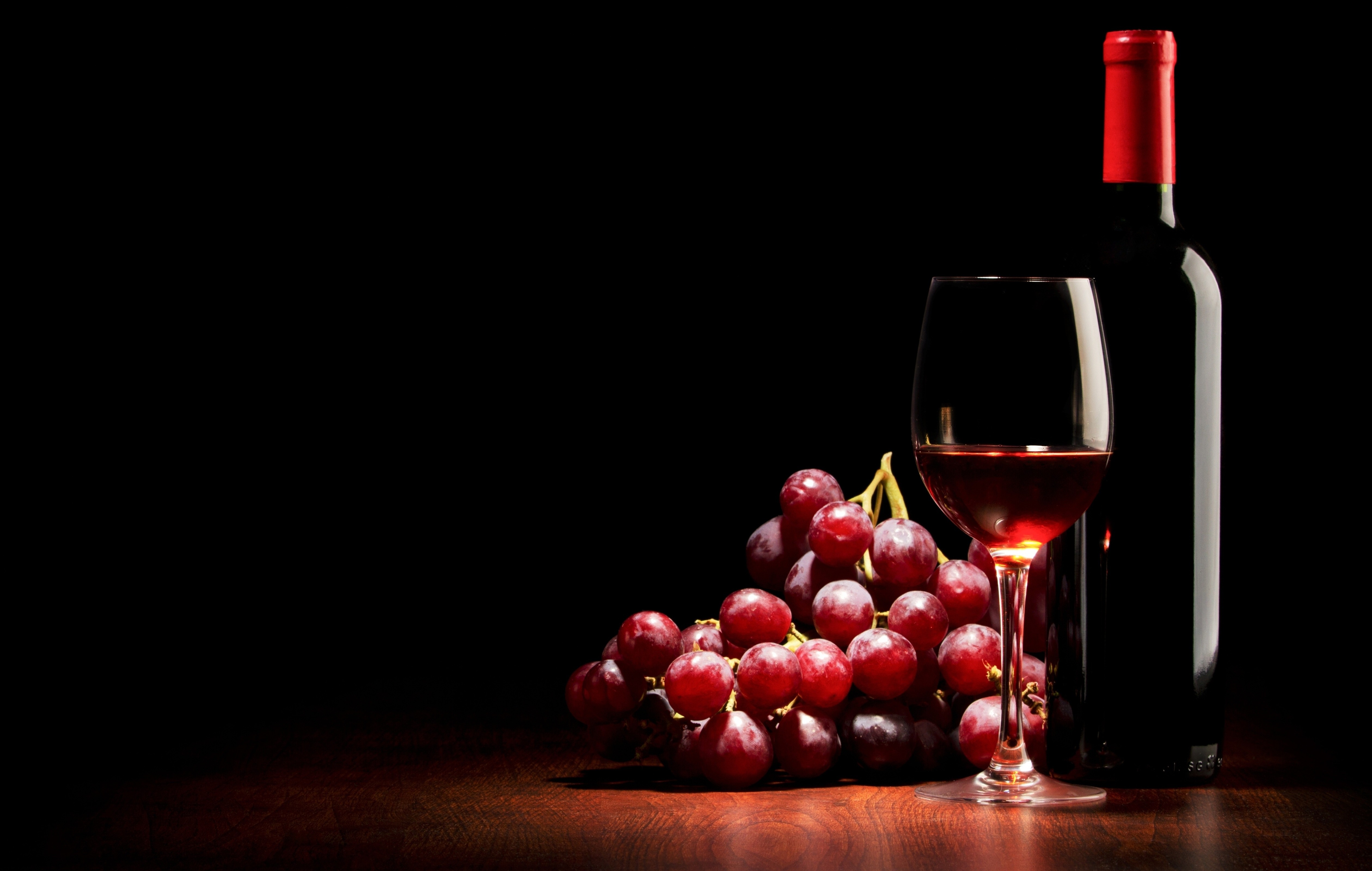 Wine Drink Grapes Red Wine Red Dark 5040x3200