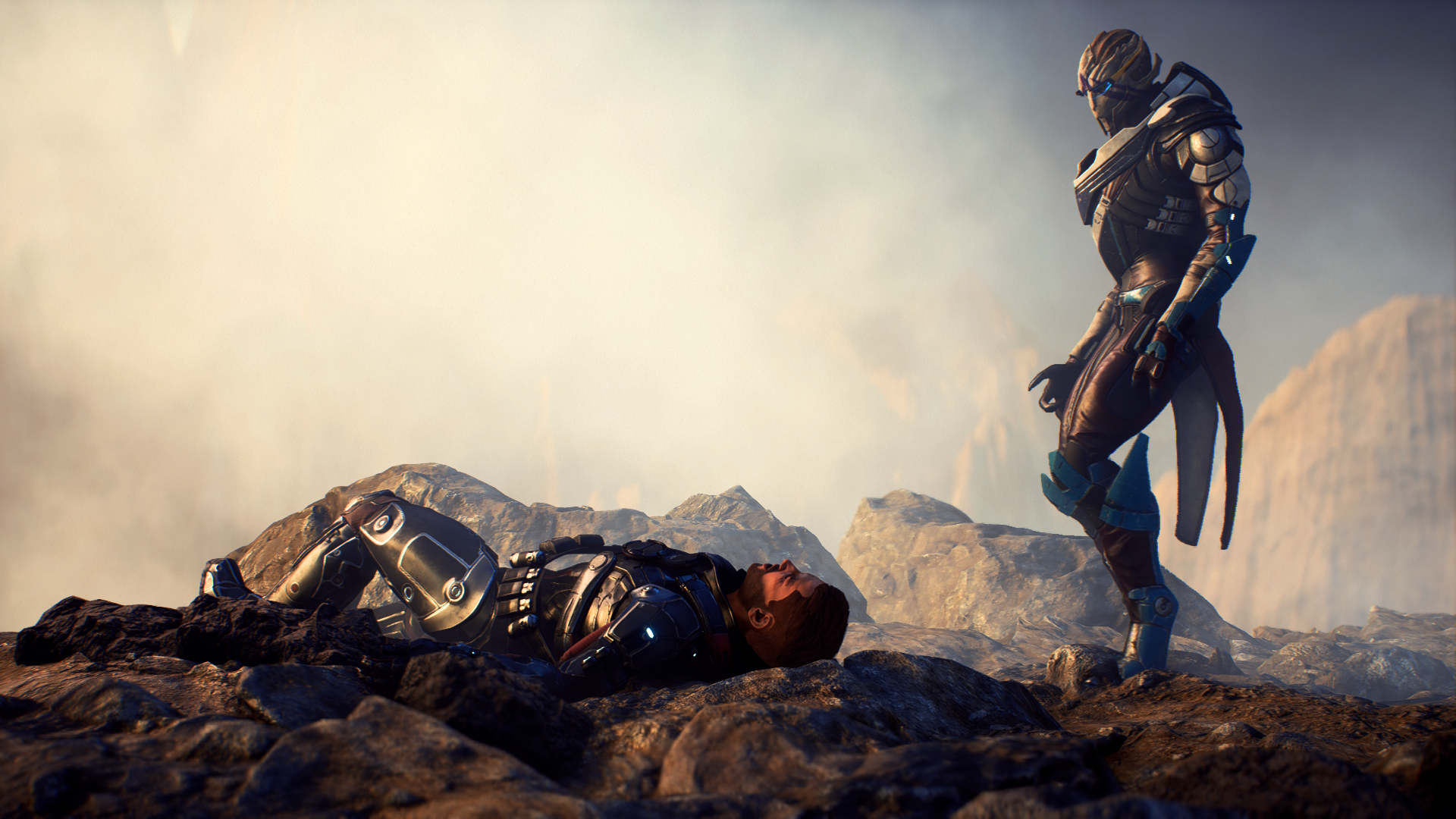 Mass Effect Andromeda Mass Effect Ryder Vetra Nyx 1920x1080