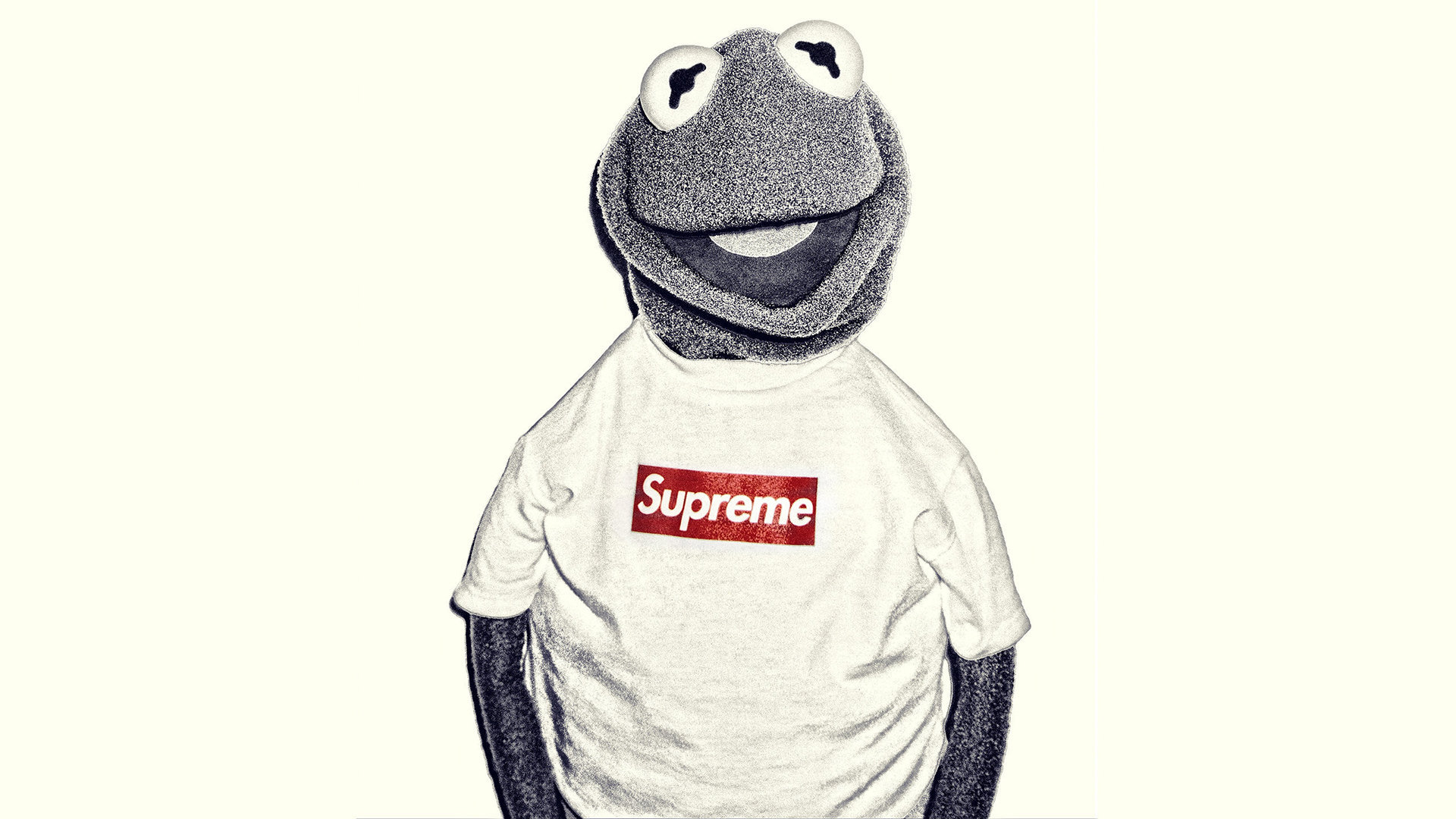 Supreme Kermit The Frog The Muppets Simple Background 1920x1080