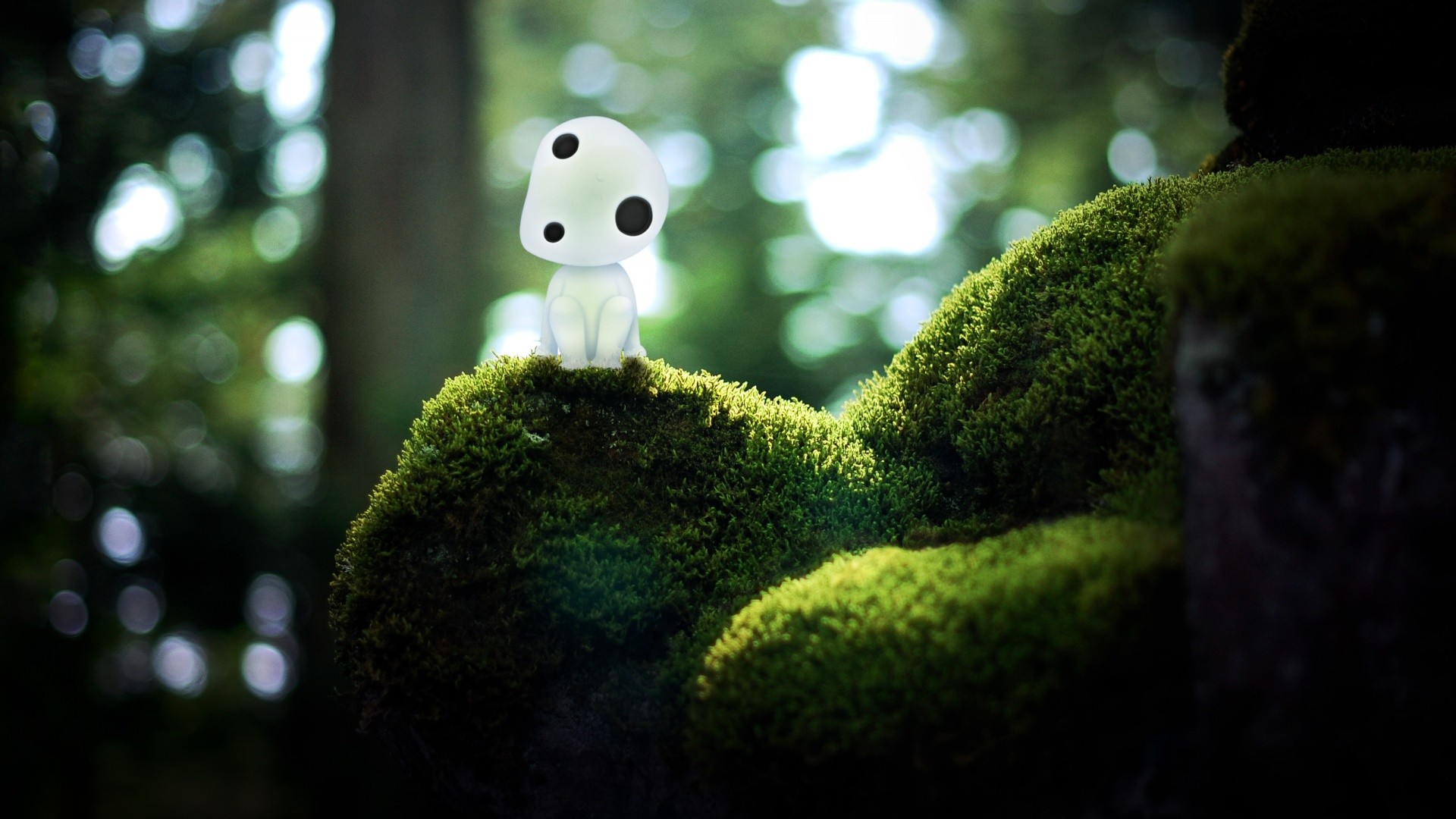 Studio Ghibli Princess Mononoke Kodama 1920x1080