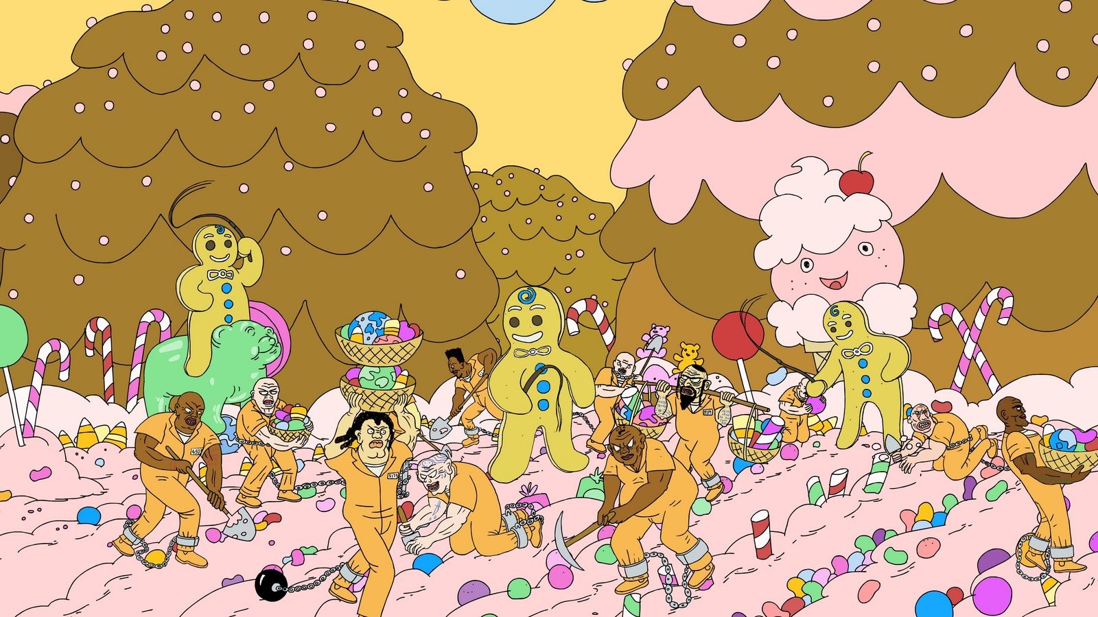 Superjail TV Colorful Humor 1600x900