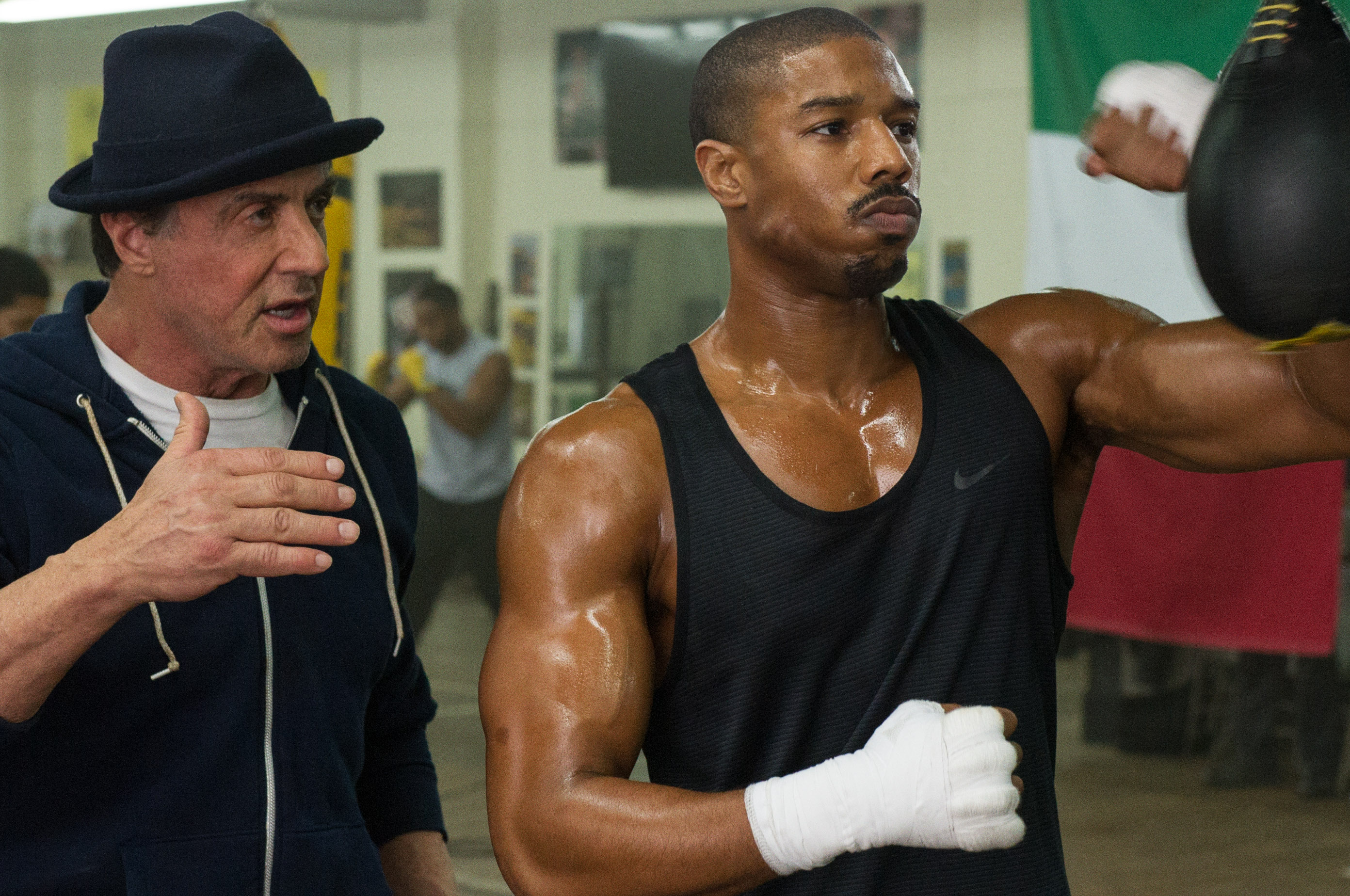 Adonis Creed Michael B Jordan Rocky Balboa Sylvester Stallone 2784x1848