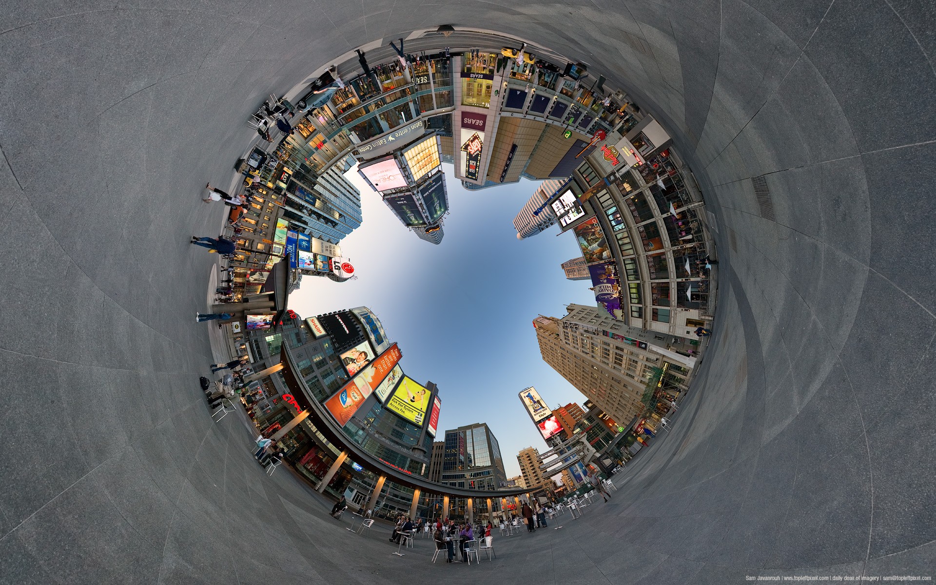 Cityscape City Cityscape Building Street Panoramic Sphere Panoramic Sphere 1920x1200