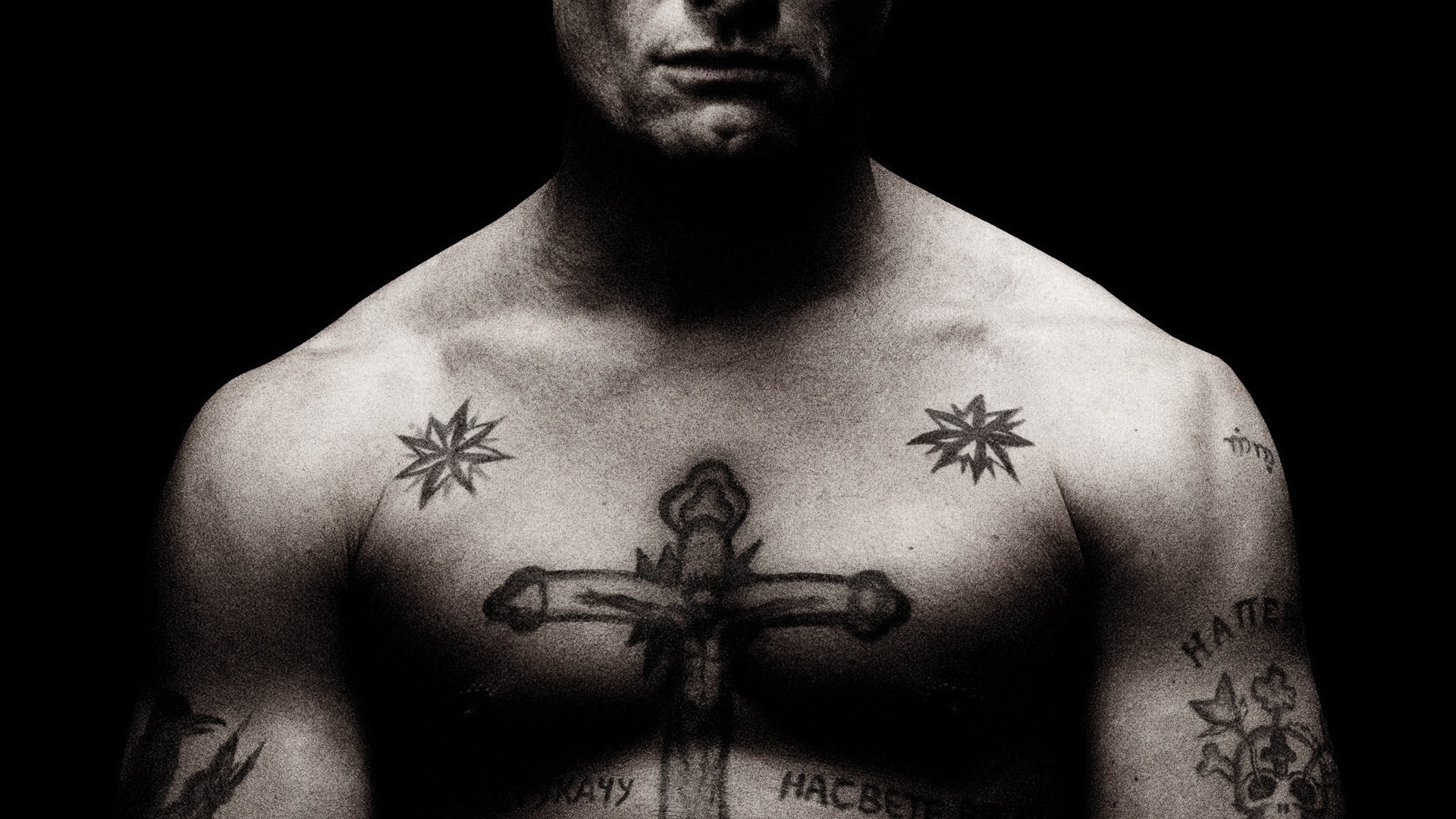 Mafia Tattoo Muscles Russian Prison Men Viggo Mortensen 1920x1080