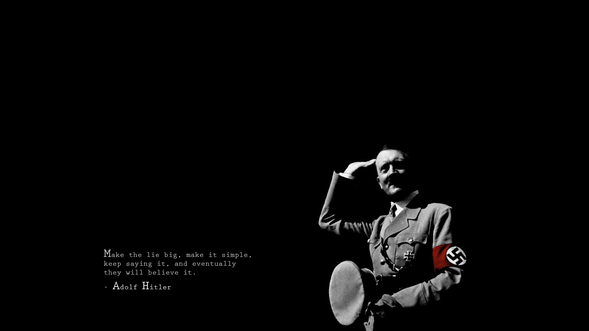 Quote Adolf Hitler 1920x1080