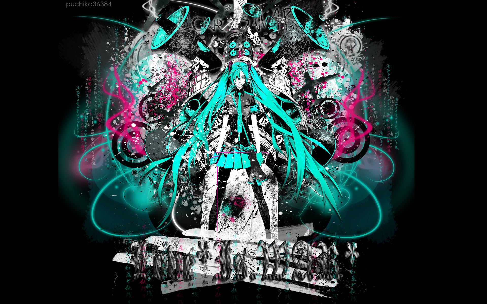 Hatsune Miku Vocaloid Love Is War Vocaloid Wallpaper Resolution 19x10 Id 2693 Wallha Com