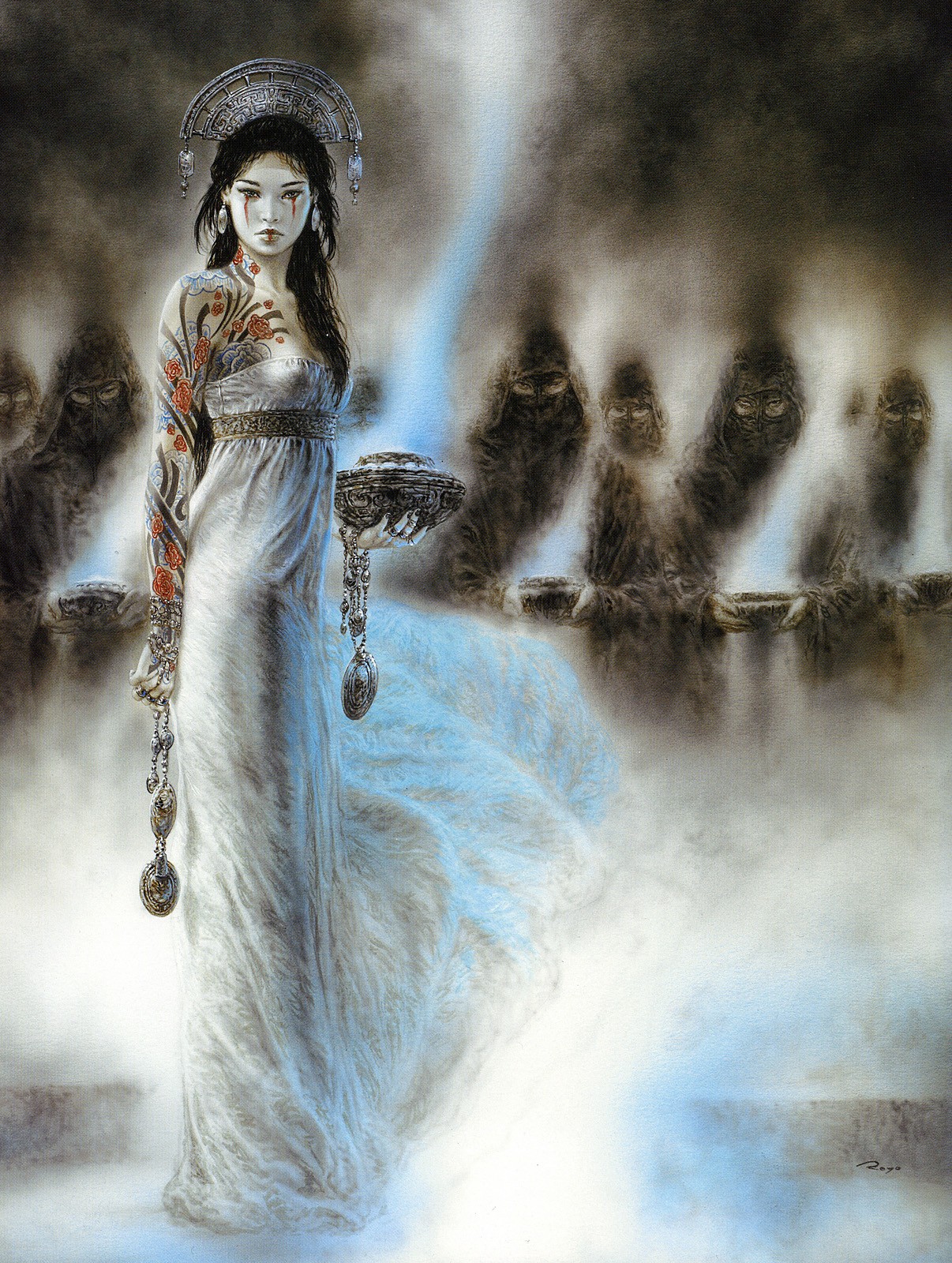 Luis Royo Women Fantasy Art Tattoo 1206x1600